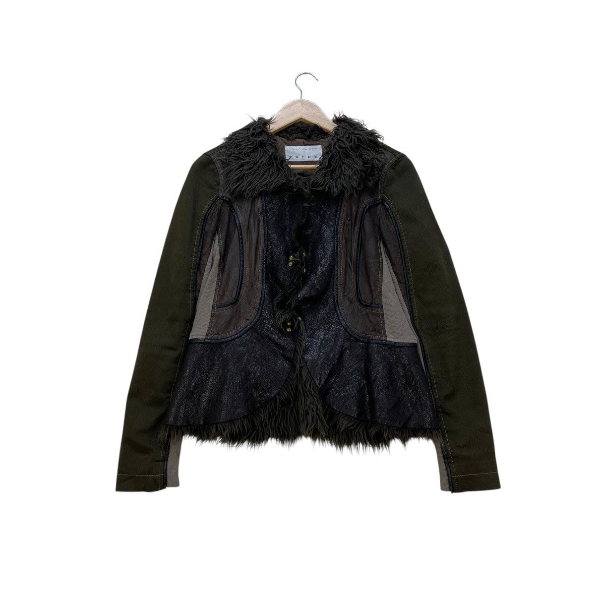 Le Grande Bleu (L.G.B.) 💥Vintage Japanese Brand International Design Faux Fur Jacke Size M / US 6-8 / IT 42-44 - 1 Thumbnail