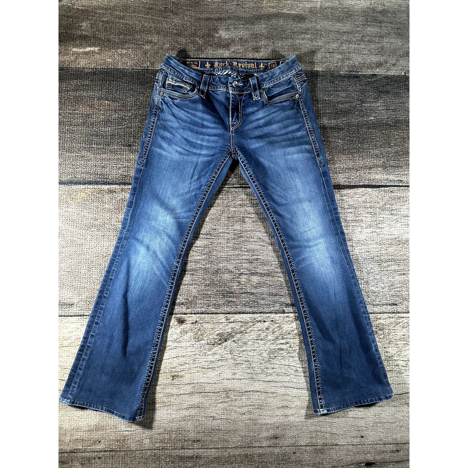 Rock Revival Rock Revival Womens Betty Easy Boot Denim Jeans Pants 28x29 Size 28" / US 6 / IT 42 - 4 Thumbnail