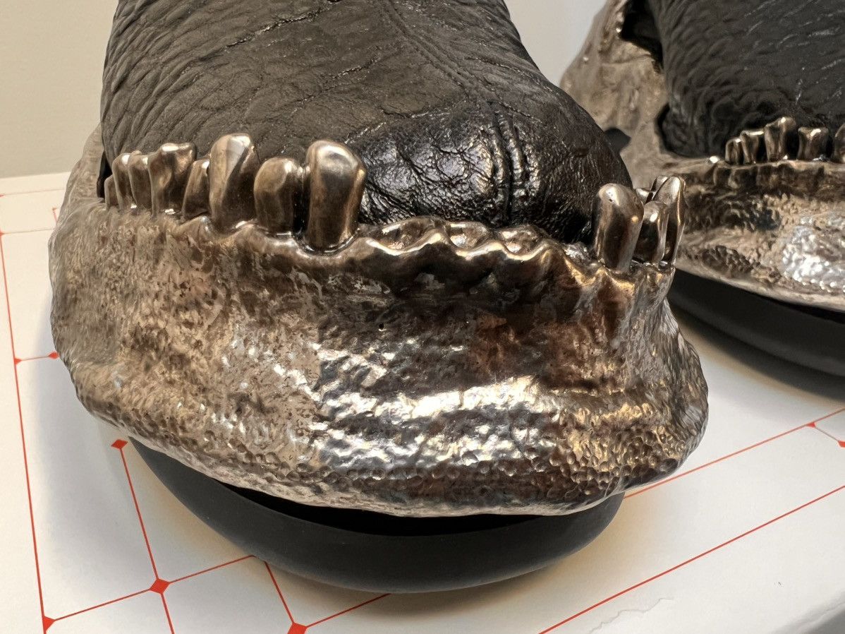 Alexander McQueen Alexander McQueen Wave metal jaw mules Size US 11.5 / EU 44-45 - 4 Thumbnail