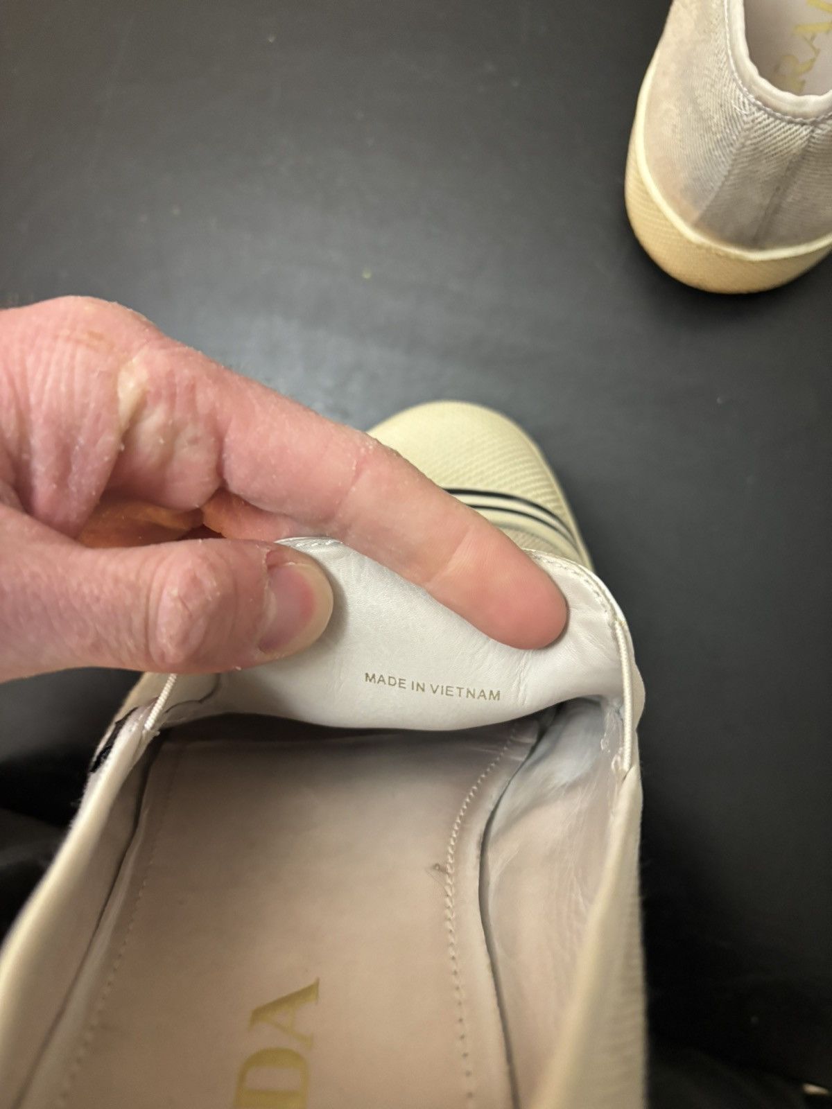Prada Prada Slip On Denim Sneakers Grey White Size US 9 / EU 42 - 8 Thumbnail