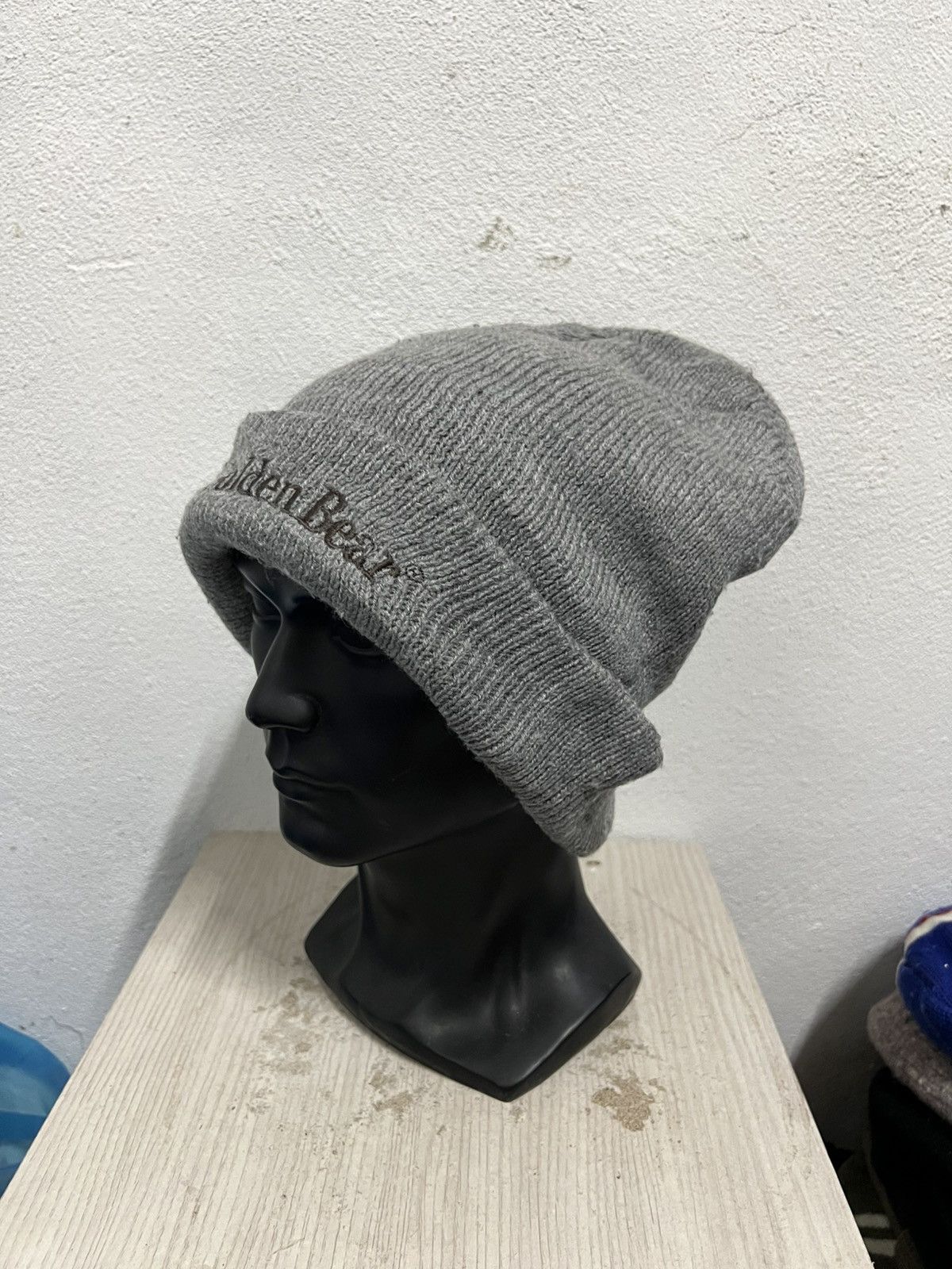 Golden Bear Golden Bear Spell Out Beanie Hat Size ONE SIZE - 3 Thumbnail