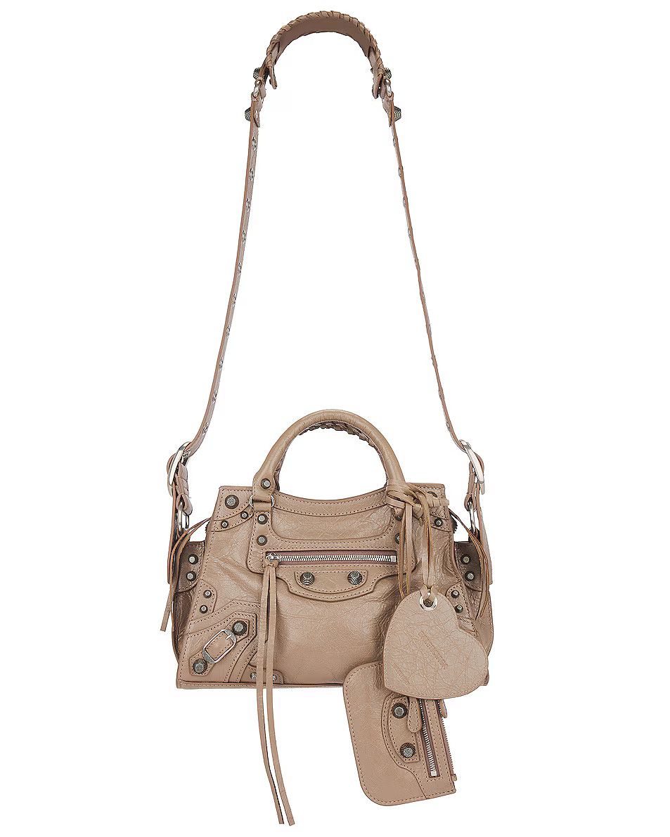 Balenciaga o1srvl11e1124 Size: OS / Neo Cagole XS Handbag in Brown Size ONE SIZE - 1 Thumbnail