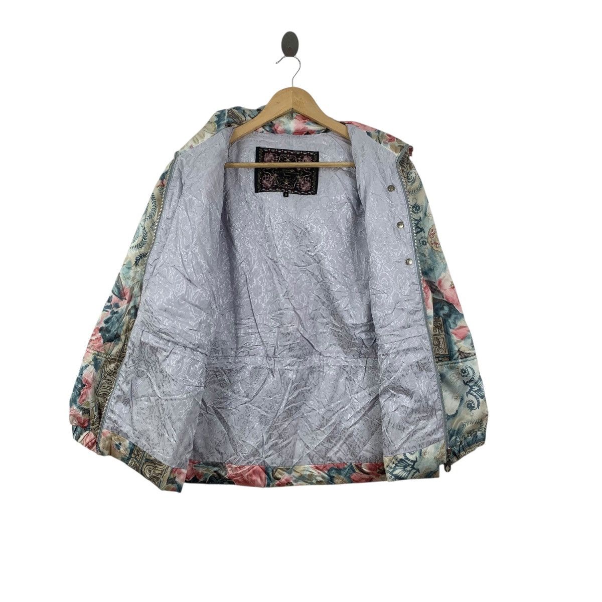 Ellesse Vintage ELBE ELLESSE Over Print Floral Ski Puffer Jacket Size M / US 6-8 / IT 42-44 - 6 Thumbnail