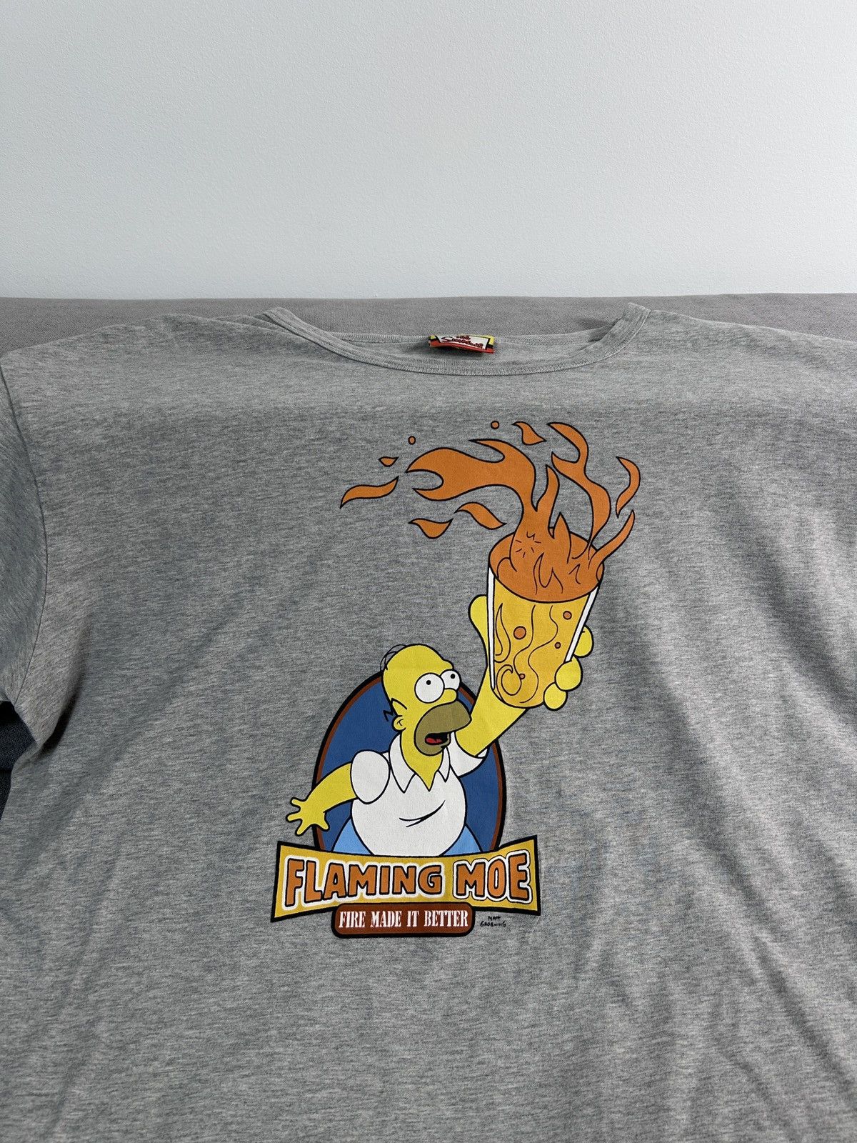 The Simpsons × Vintage Vintage 00s Simpsons Flaming Moe Size US L / EU 52-54 / 3 - 3 Thumbnail