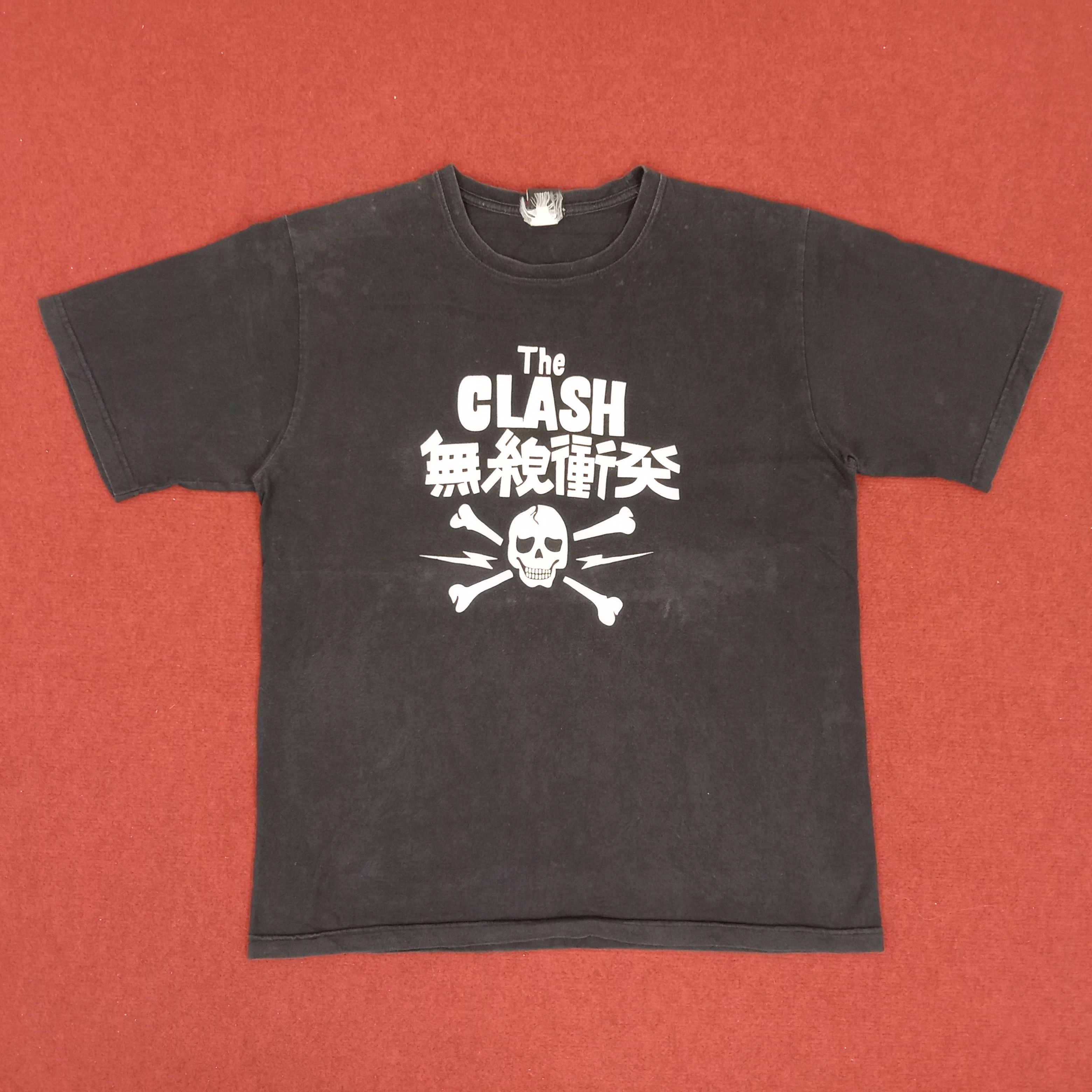 The Clash Rock Band Music Skulls Design Tshirt