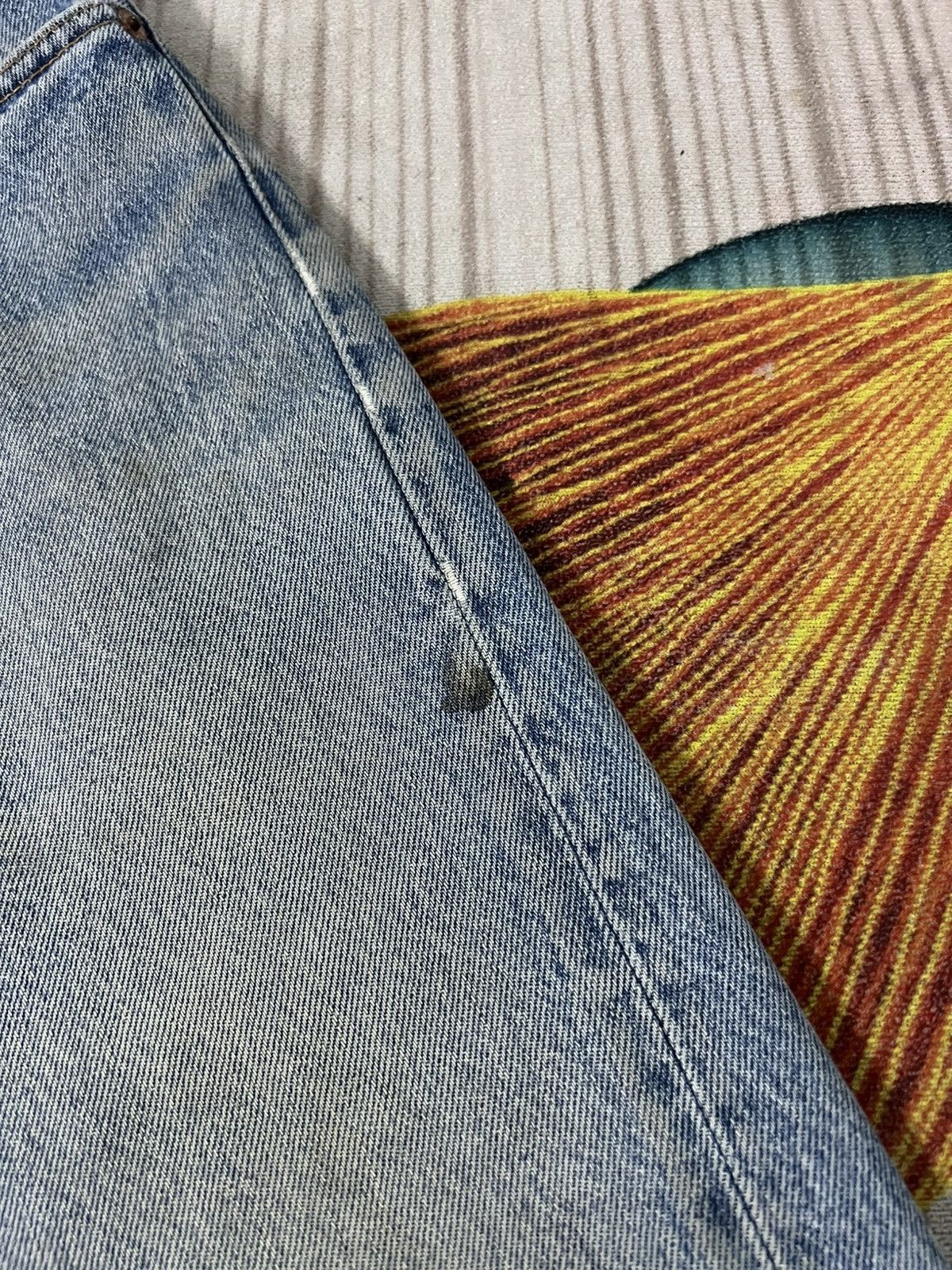 Levi's 💥Vintage 90’s Levis 501xx Distress Mud Wash Jean USA Size US 32 / EU 48 - 8 Thumbnail