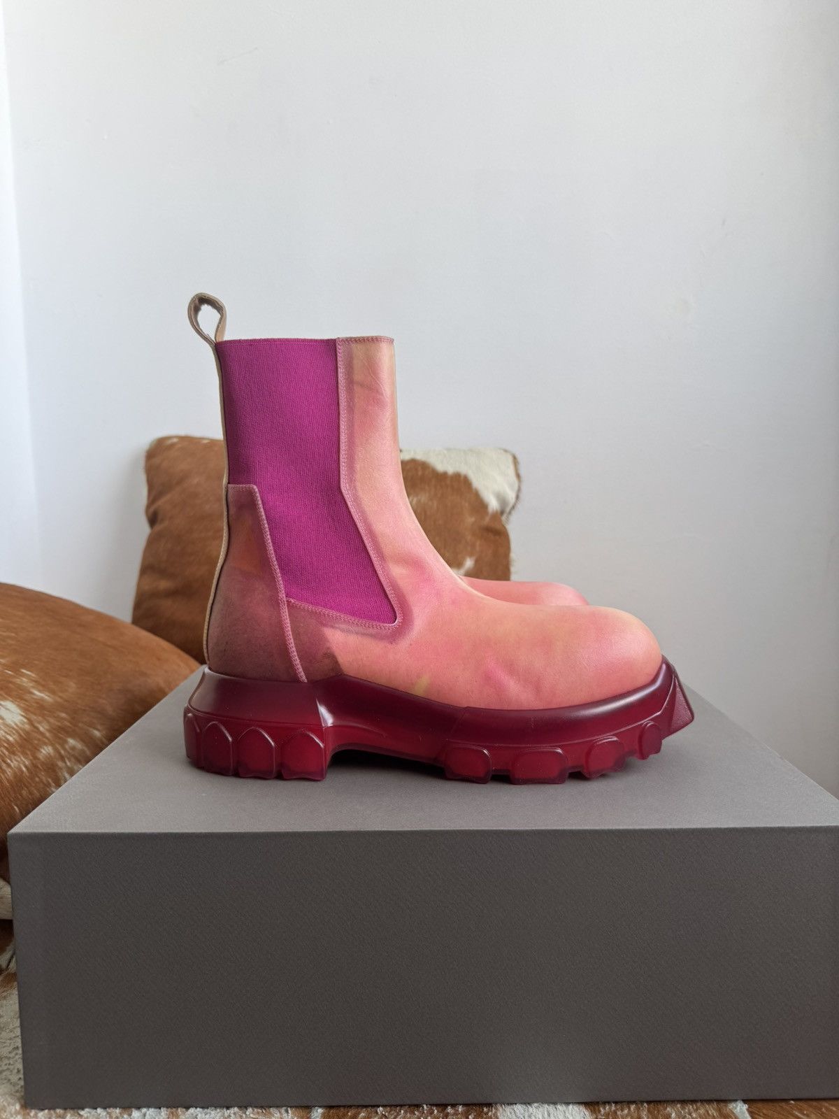 Rick Owens Rick Owens Beatle Bozo Tractor Boots Size US 9.5 / EU 42-43 - 2 Thumbnail