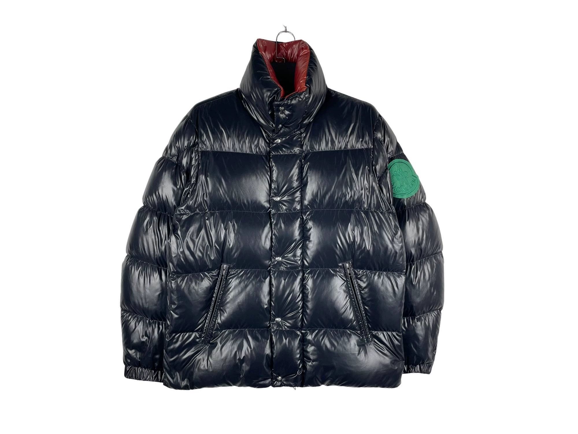 Moncler Moncler 1952 Dervaux Logo Sleeve Black Down Jacket Size US L / EU 52-54 / 3 - 1 Thumbnail