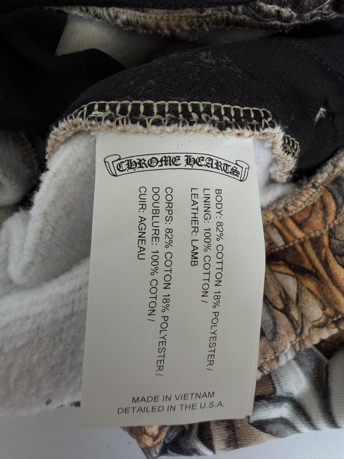 Chrome Hearts Chrome Hearts Friends&Family Nocta CrossPatchWork Sweatpants Size US 30 / EU 46 - 18 Thumbnail