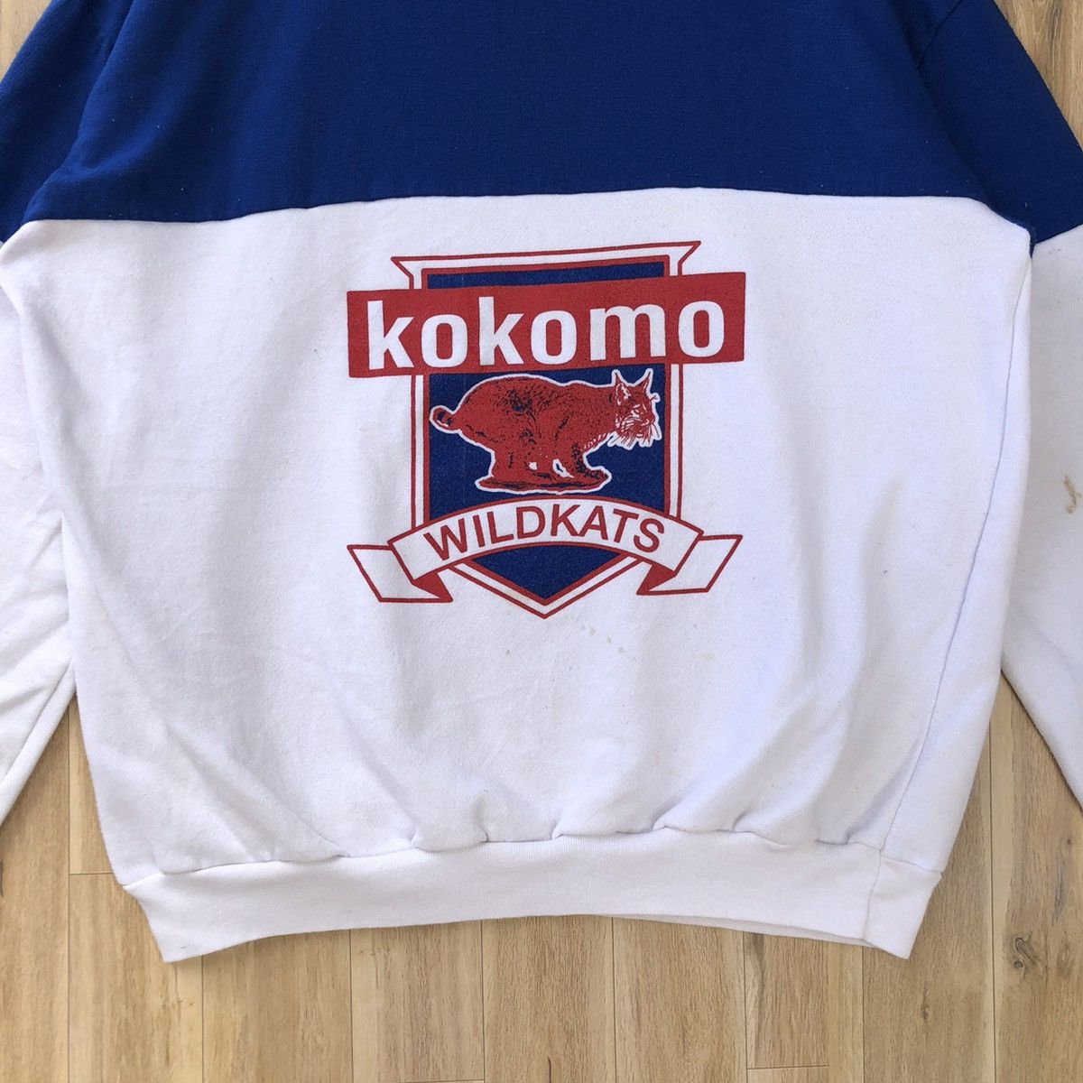 Vintage Vintage Kokomo Wildkats Team Pullover Sweatshirt Size US XL / EU 56 / 4 - 4 Thumbnail