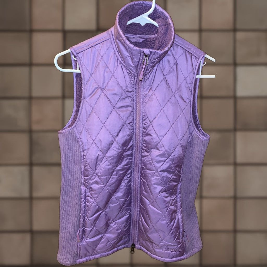 Vintage VINTAGE L.L. BEAN WOMENS VEST XS FALL SPRING WINTER Fleece Lined ZIPPER Casual Outdoor Maine Purple Size XS / US 0-2 / IT 36-38 - 1 Thumbnail