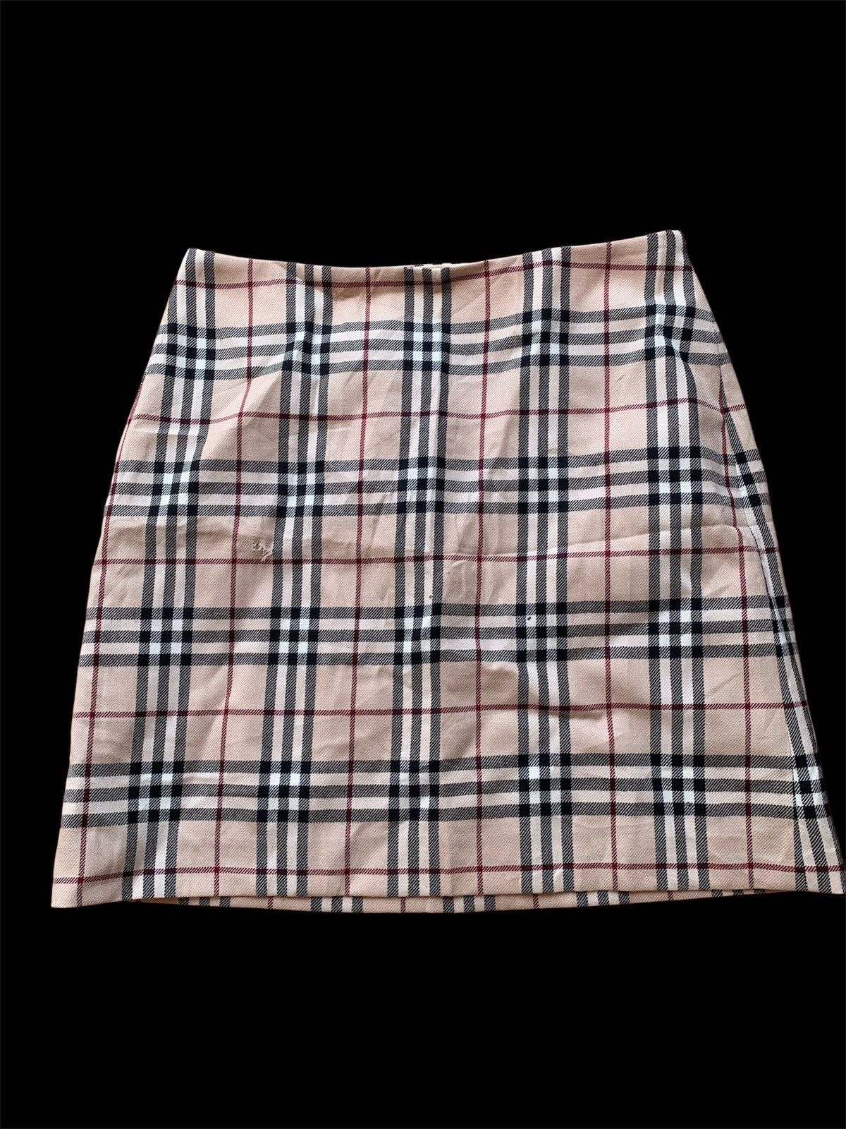 Burberry Vintage Burberry Nova Check Mini Skirt Classic Beige Plaid Size 36" / US 14 / IT 50 - 2 Thumbnail