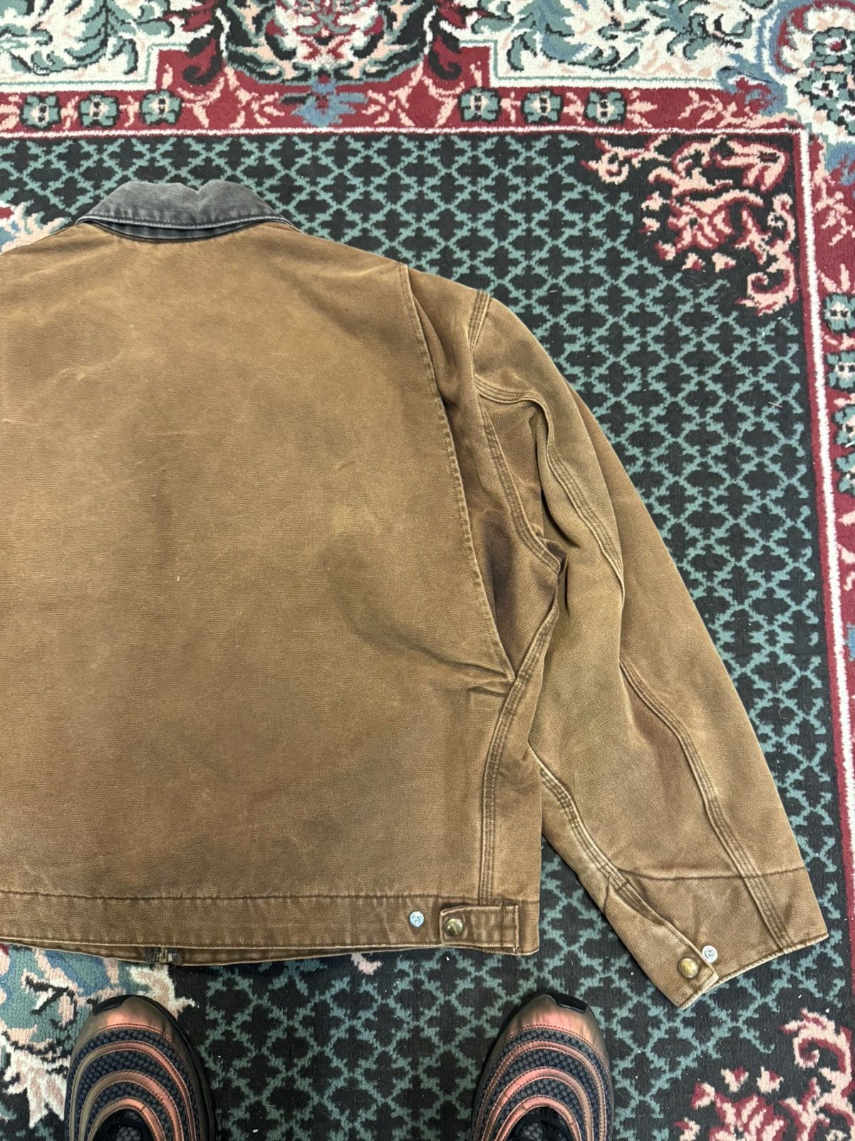 Carhartt Carhartt Workwear J97DKB FADED Detroit Blanket Lined JKT Size US XL / EU 56 / 4 - 10 Thumbnail