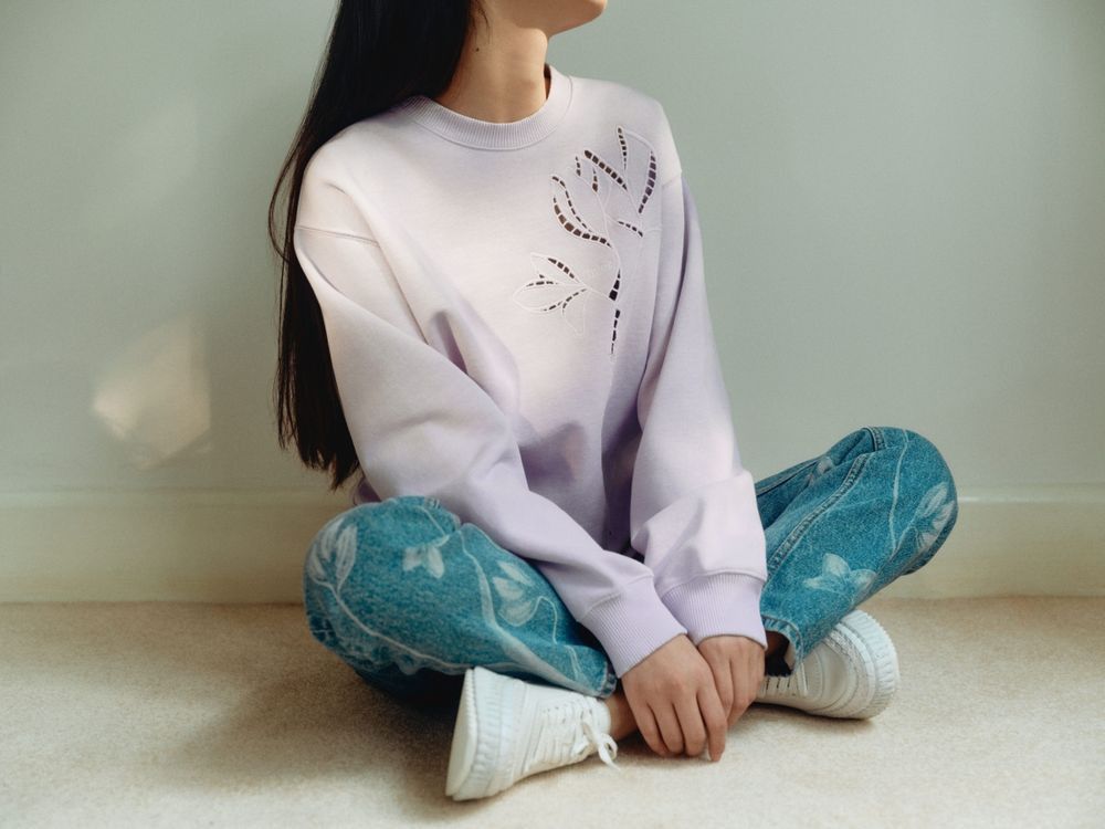 Chloe oc11z0525 Sweater in Lilac Size S / US 4 / IT 40 - 2 Thumbnail