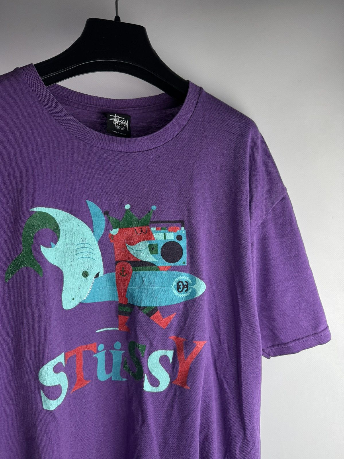 Stussy Stussy x King Surfer 'Purple' T-Shirt Size US L / EU 52-54 / 3 - 4 Thumbnail