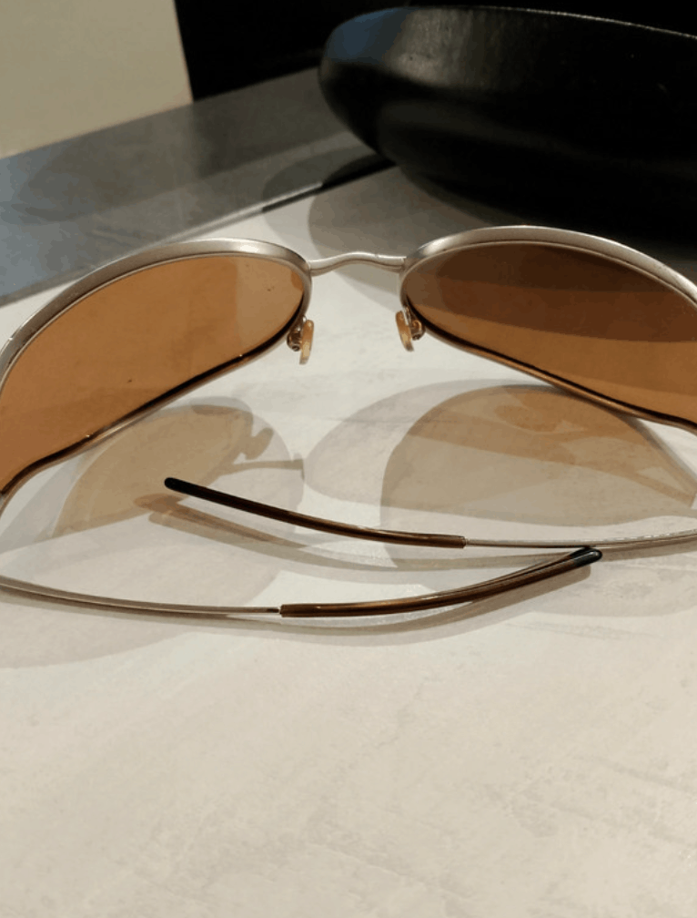 Prada × Vintage PRADA Sunglasses Rimless Sport Metal Frame Shield Wrap Size ONE SIZE - 5 Thumbnail