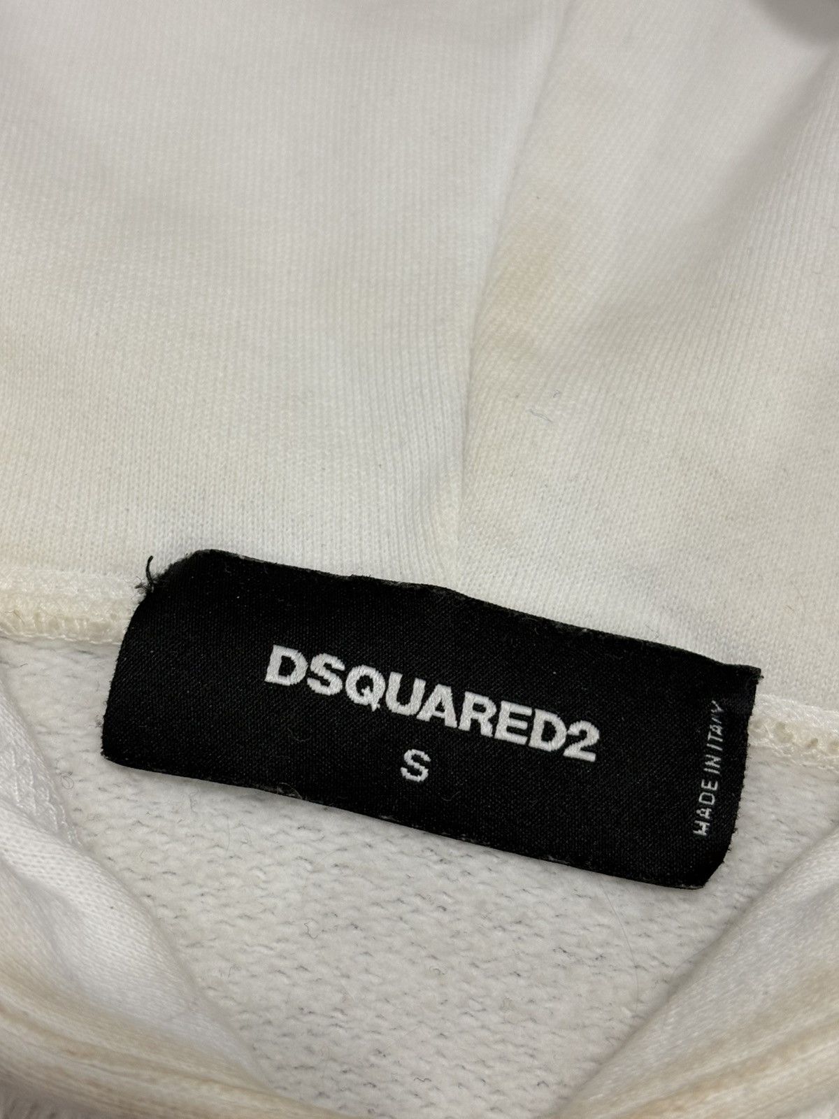 Dsquared2 Dsquared White "Be Cool Be Nice" Hoodie Size US S / EU 44-46 / 1 - 4 Thumbnail