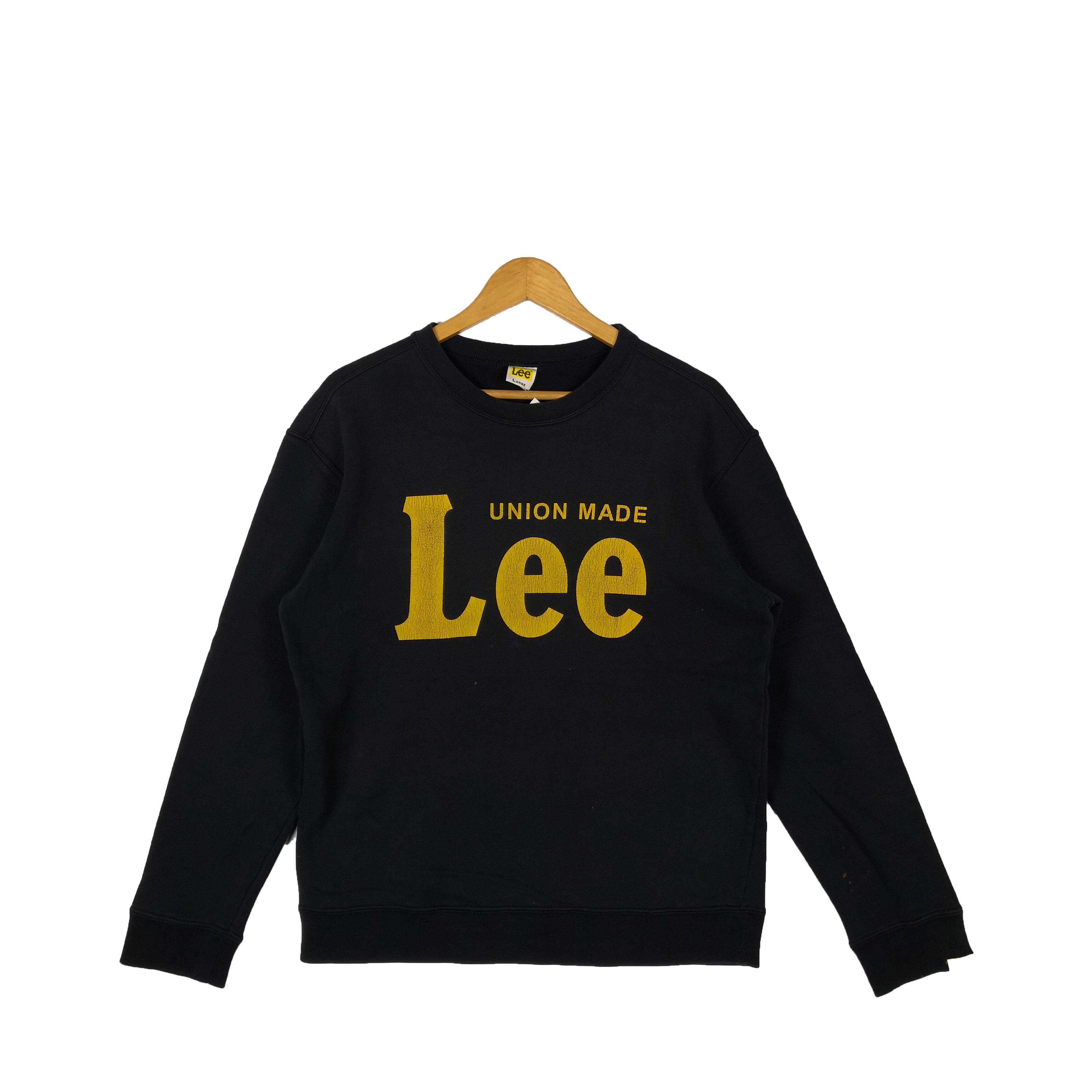 Lee Vintage 90s LEE Sweatshirt Jumper Union Made Sweater Size US L / EU 52-54 / 3 - 1 Thumbnail