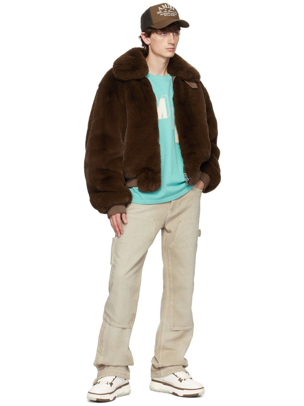 Amiri o1y0525 Cargo Denim Pant in Beige Size US 32 / EU 48 - 4 Thumbnail