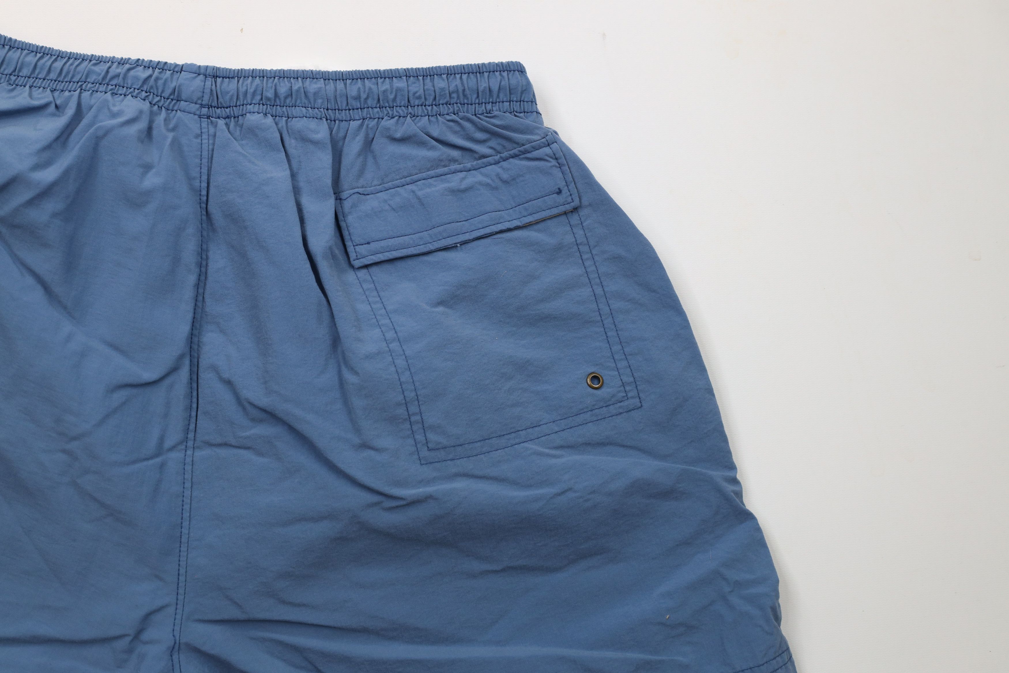 Vintage Vintage 90s Sea Doo Bombardier Lined Shorts Trunks Blue Size US 36 / EU 52 - 10 Thumbnail