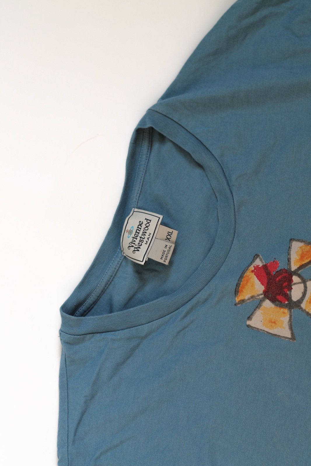 Vivienne Westwood Vintage Vivienne Westwood big print paint logo orb t shirt Size US XL / EU 56 / 4 - 4 Thumbnail