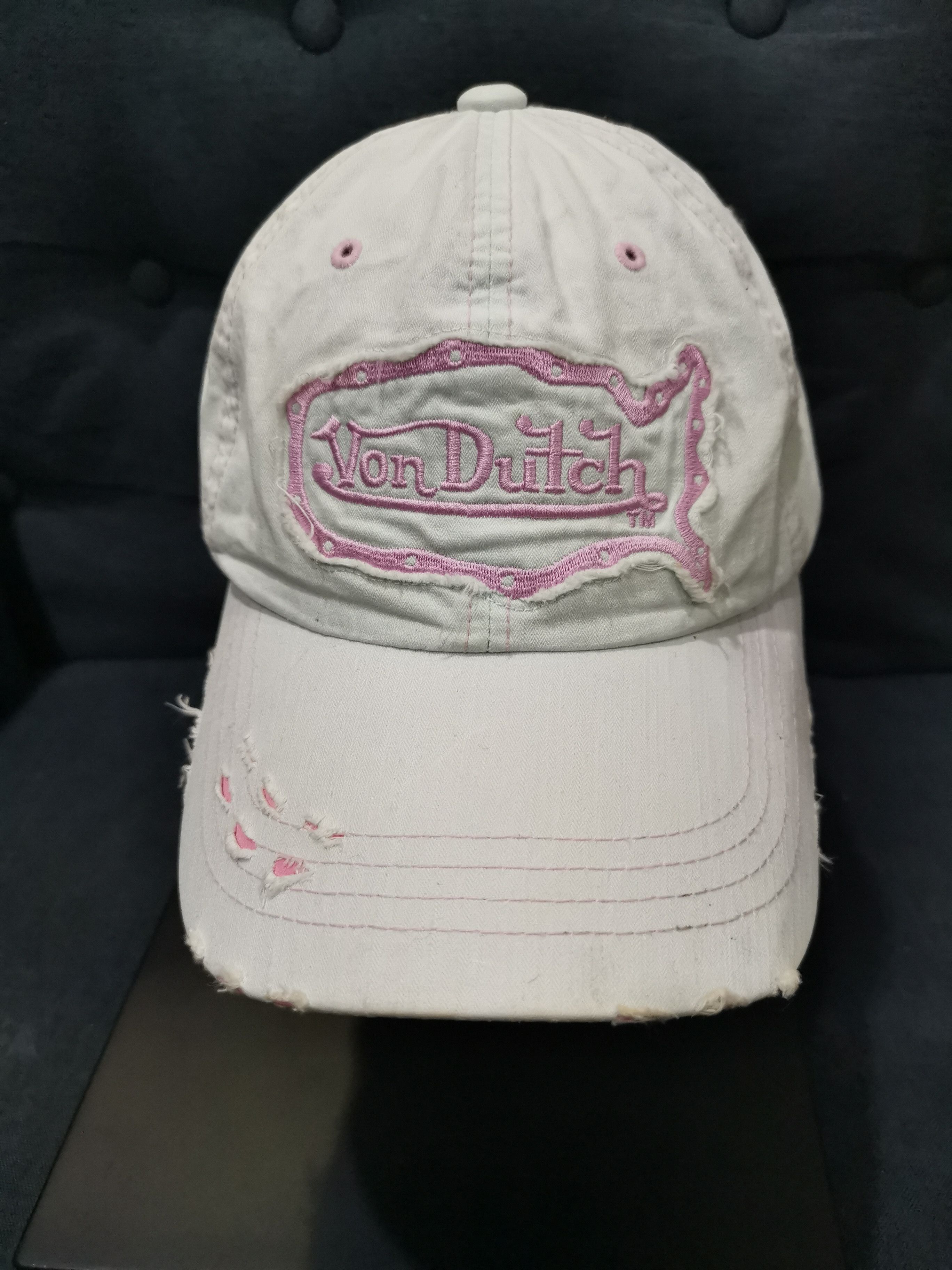 Vintage × Von Dutch Vintage Von Dutch Hats Distressed Design Size ONE SIZE - 1 Thumbnail