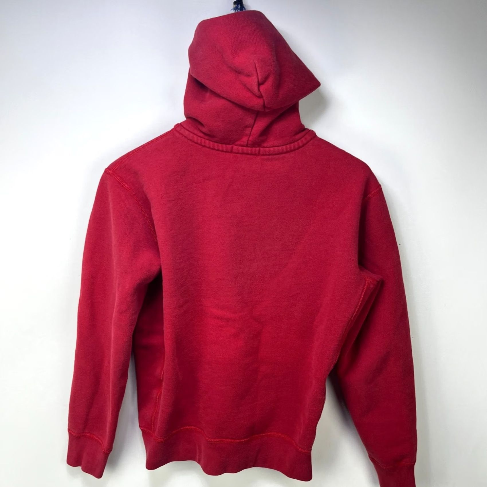 Polo Ralph Lauren VINTAGE Polo Ralph Lauren Pony Zip Up Hoodie Small Mens Red Cotton Fleece Hooded Logo 90s Classic Full Zip Pockets All Seasons Size US S / EU 44-46 / 1 - 7 Thumbnail