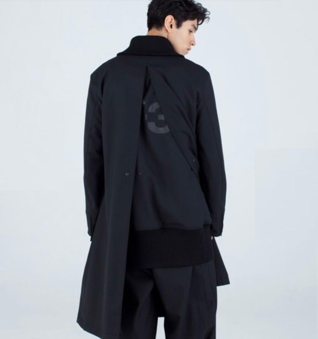 Y-3 Y-3 Classic Winter Wool Padded Coat Black M Size US M / EU 48-50 / 2 - 1 Thumbnail