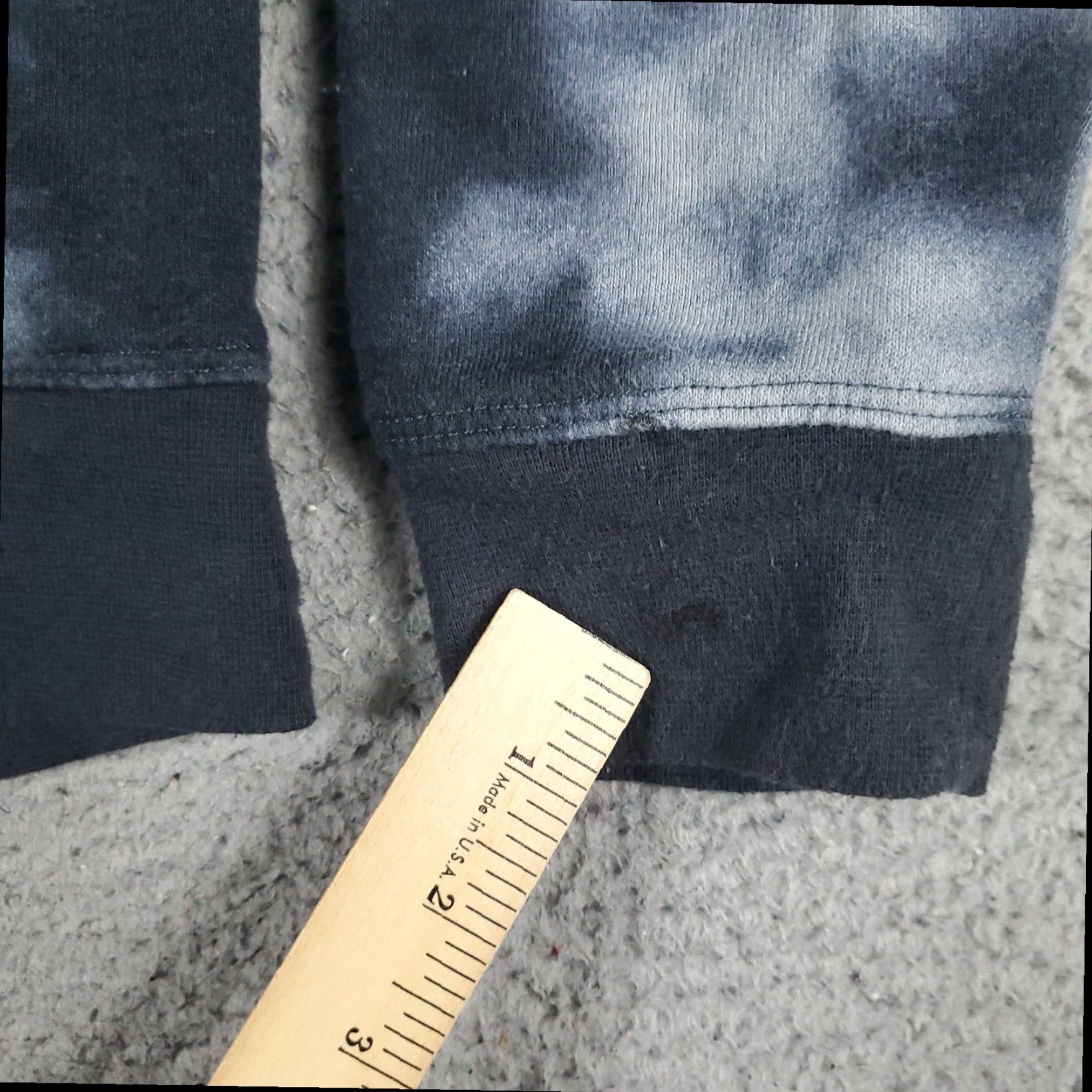Champion Champion Blue Gray Tie Dye Women's Medium Long Sleeve Hoodie Sweatshirt Size M / US 6-8 / IT 42-44 - 3 Thumbnail