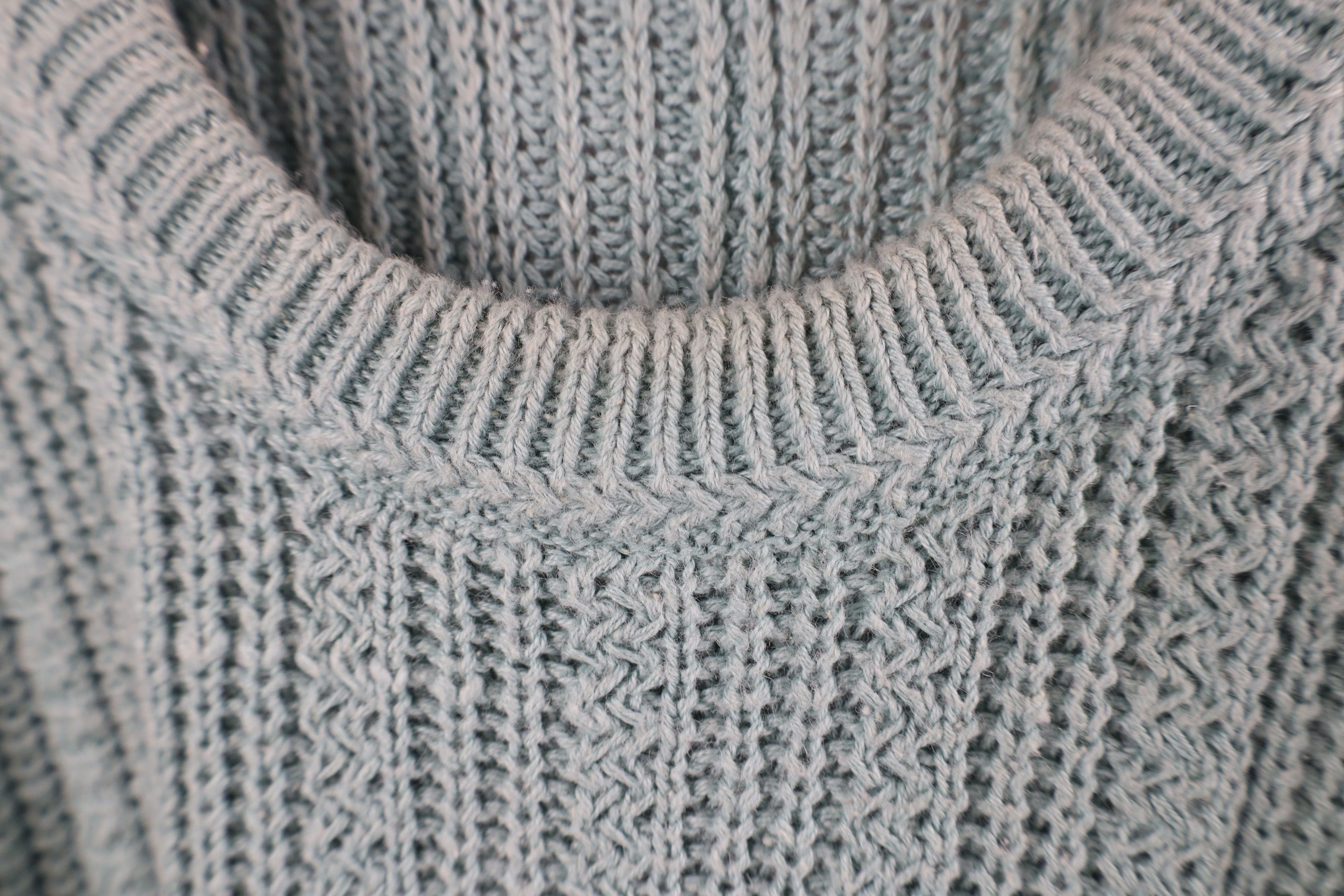 Vintage Vintage 90s Streetwear Ribbed Knit Crewneck Sweater Mint Size US L / EU 52-54 / 3 - 5 Thumbnail