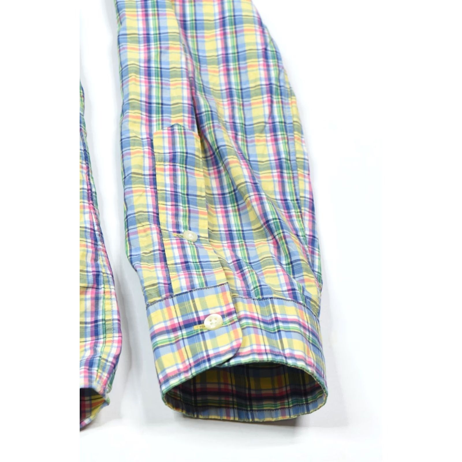 Ralph Lauren Ralph Lauren Shirt Mens Large Yellow Pink Plaid Long Sleeve Button-Down Classic Size US L / EU 52-54 / 3 - 5 Thumbnail