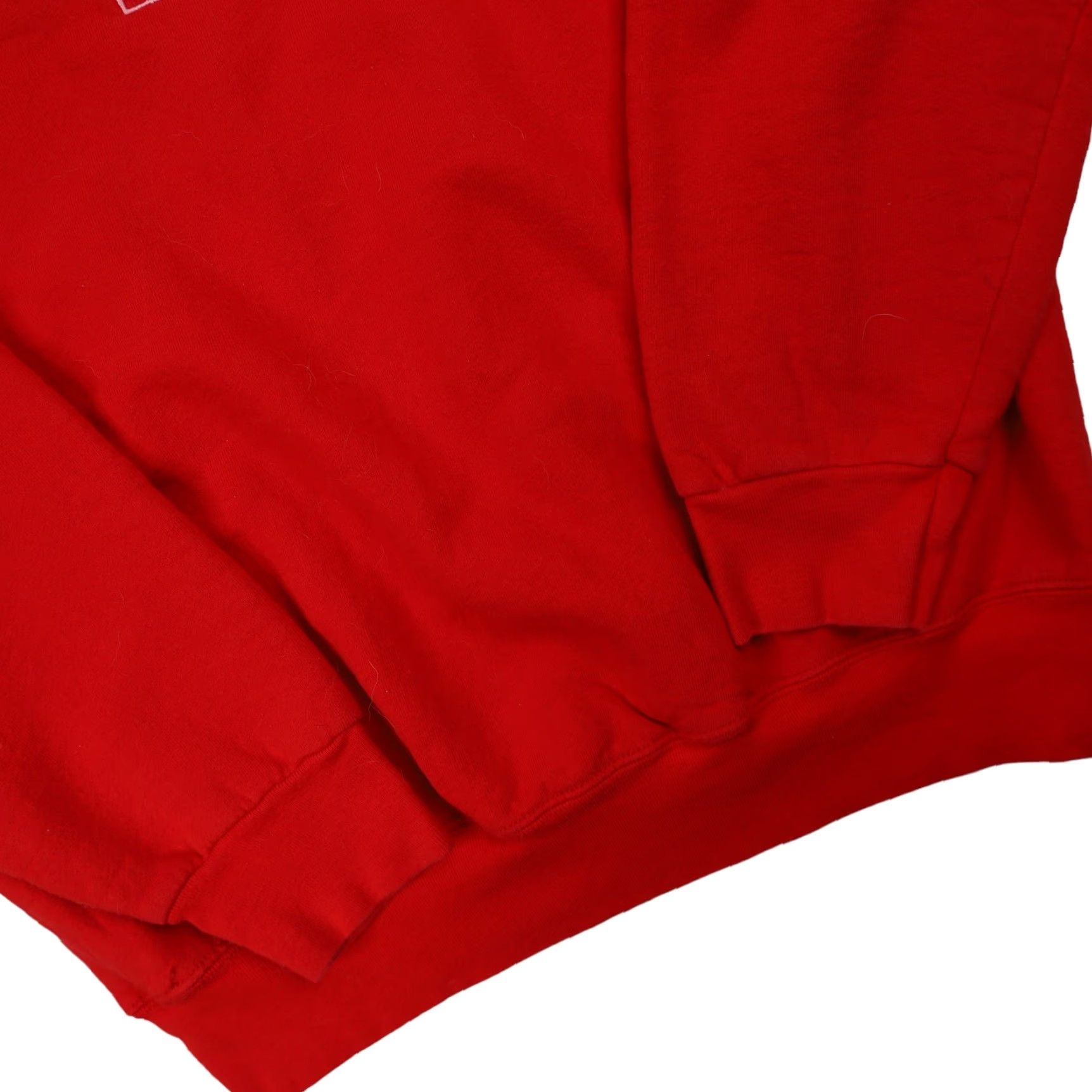 Vintage VINTAGE University of Nebraska Huskers XL Embroidered Spellout Sweatshirt Red Mens XL Size US XL / EU 56 / 4 - 3 Thumbnail