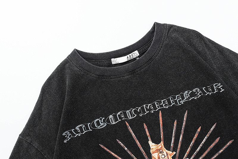 Japanese Brand American Retro Letter & Heart T-Shirt Size US M / EU 48-50 / 2 - 3 Thumbnail