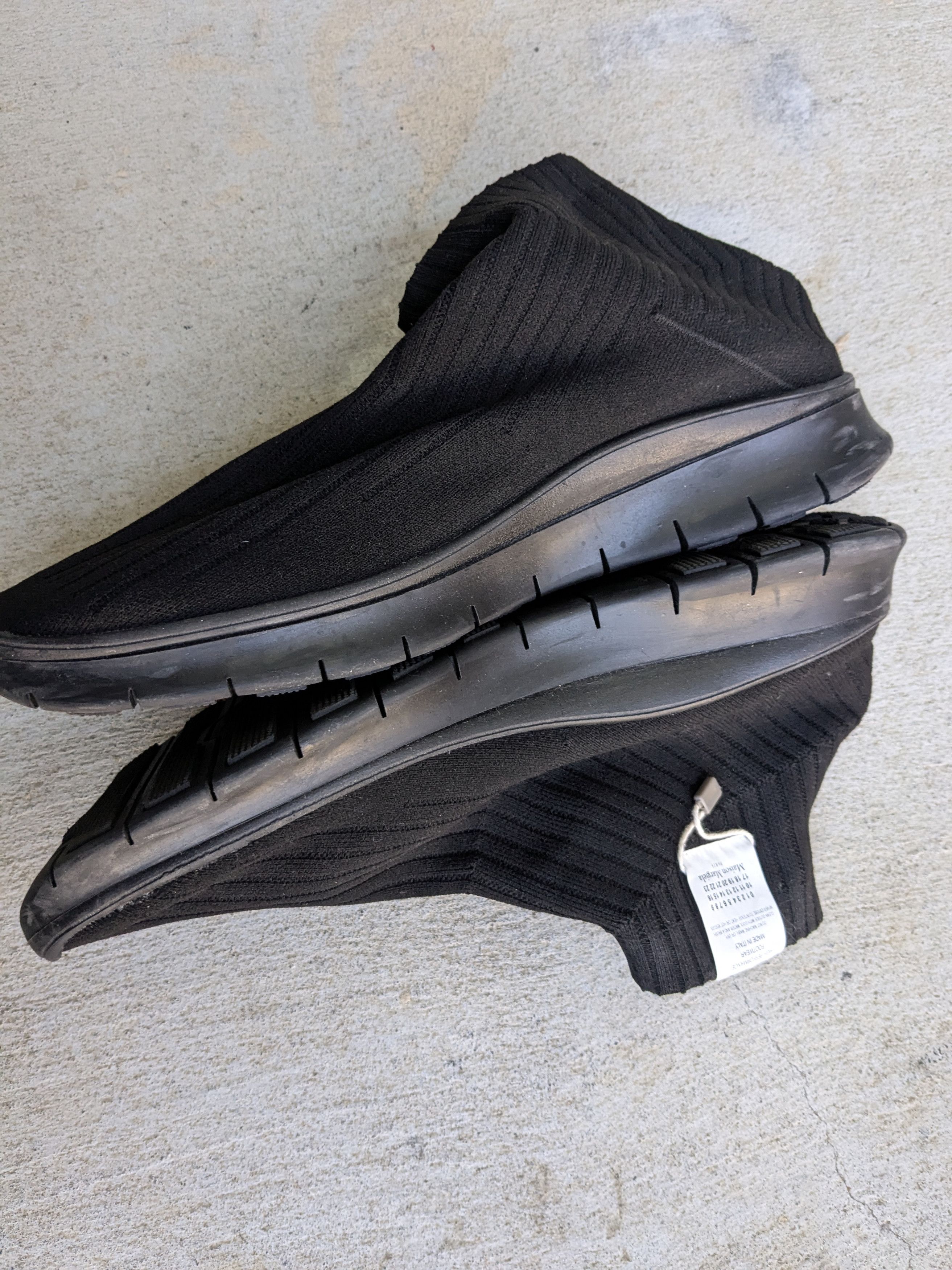 Maison Margiela Maison Margiela Sock Sneakers Black 12 45 High Tops Size US 12 / EU 45 - 11 Thumbnail