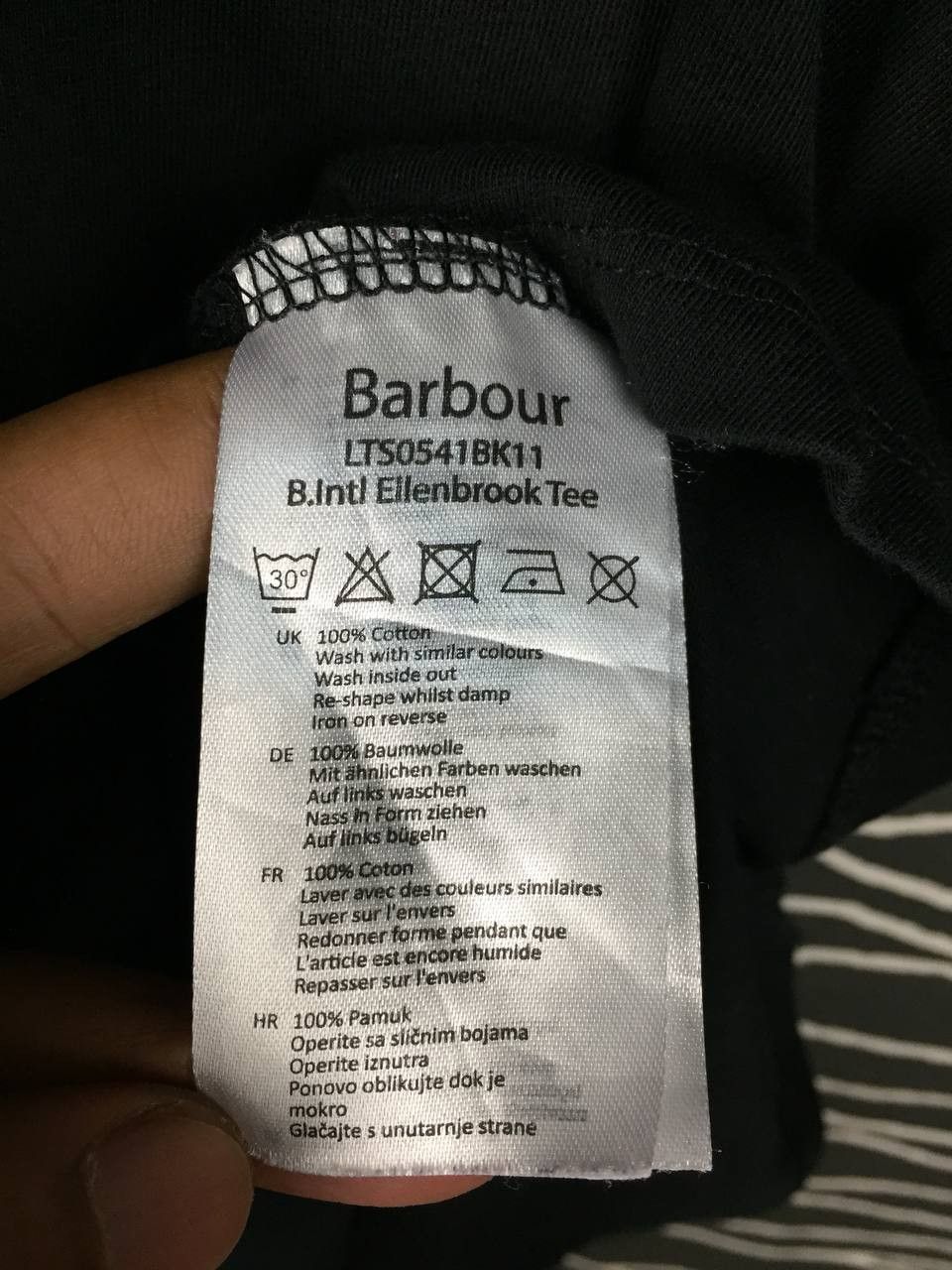 Barbour Barbour International Ellenbrook Curved Hem Tee Size S / US 4 / IT 40 - 9 Thumbnail