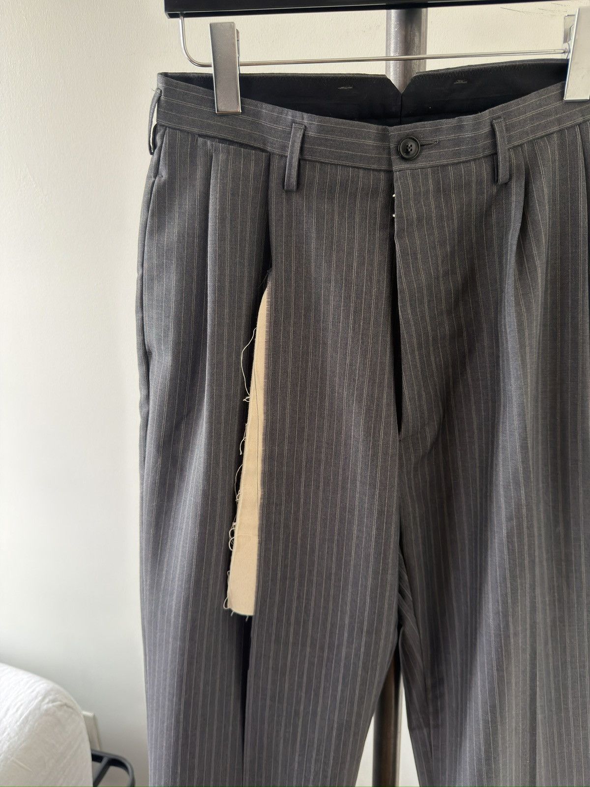 Maison Margiela SS21 Slashed Crease Trousers Size US 32 / EU 48 - 7 Thumbnail