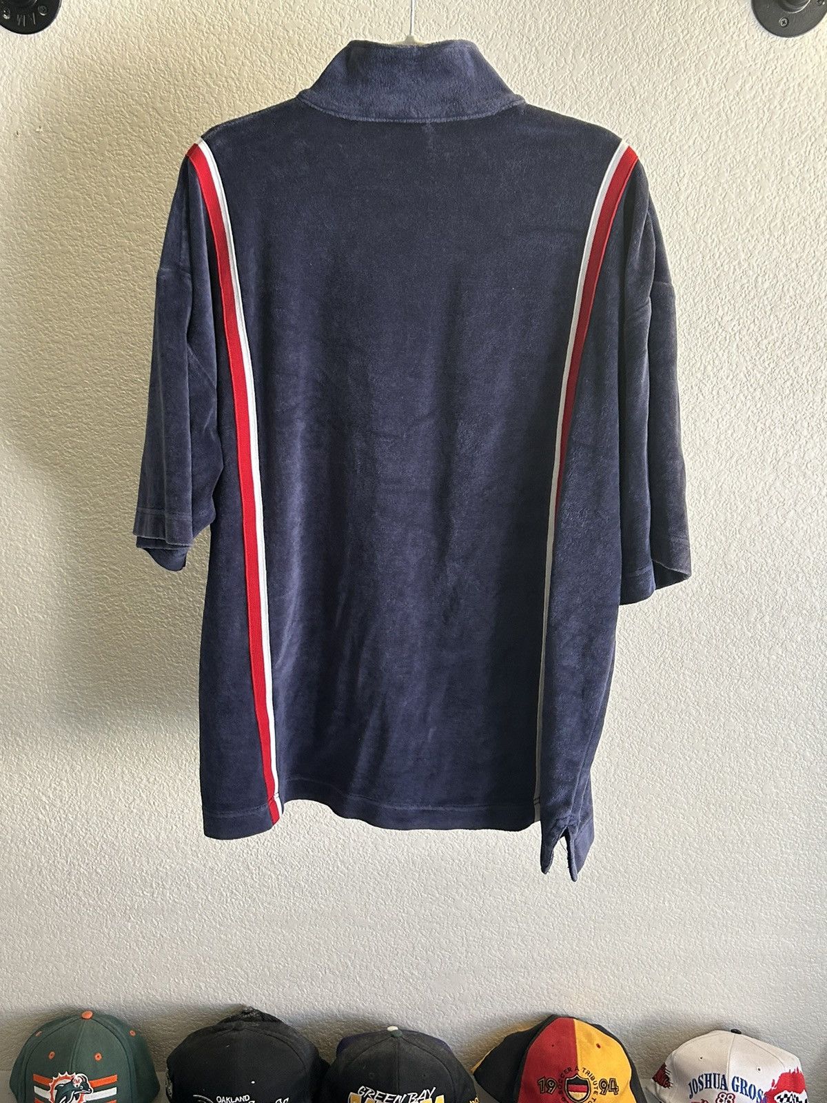 Nike × Vintage Vintage Nike Velour Short sleeve Zip Up Size US L / EU 52-54 / 3 - 2 Thumbnail