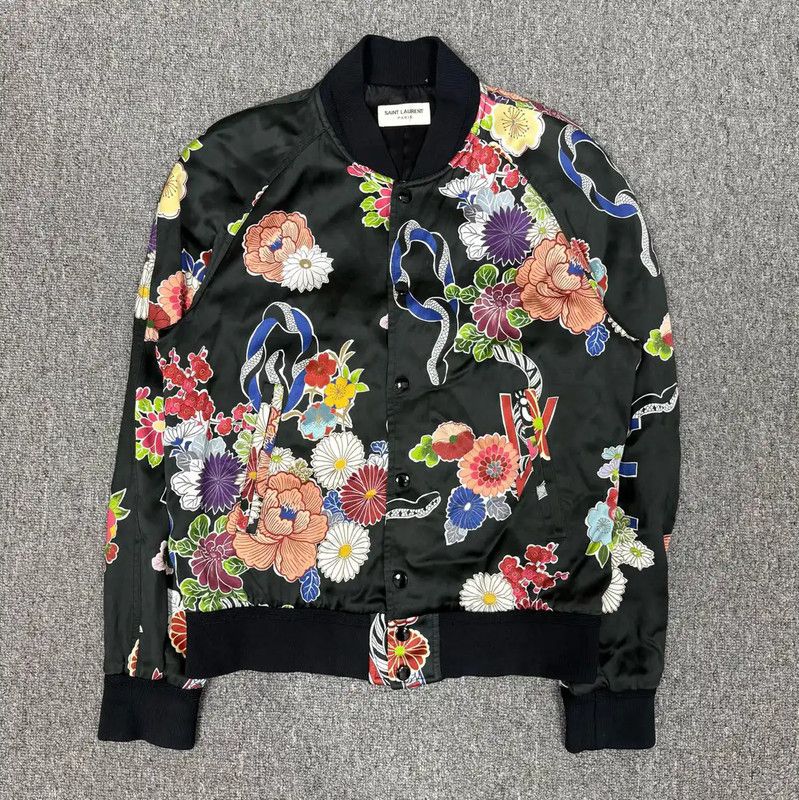 Yves Saint Laurent Saint Laurent Colorful Nylon Women's Jacket 0089 Size S / US 4 / IT 40 - 1 Thumbnail
