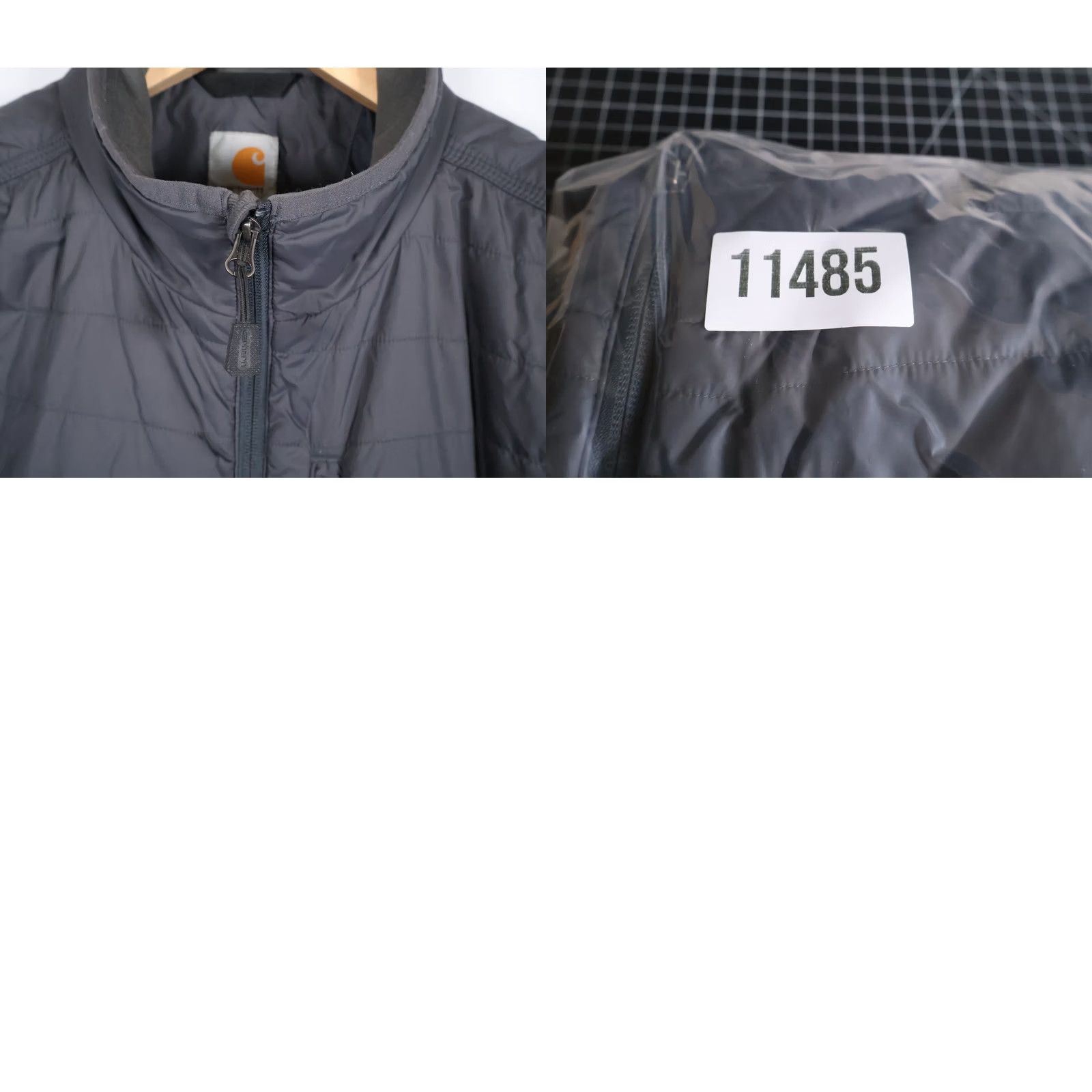 Carhartt Carhartt Gilliam Jacket Men's XL Tall Gray Rain Defender Puffer Quilted Full Zip Insulated Lined Pocket 102208 Size US XL / EU 56 / 4 - 10 Thumbnail