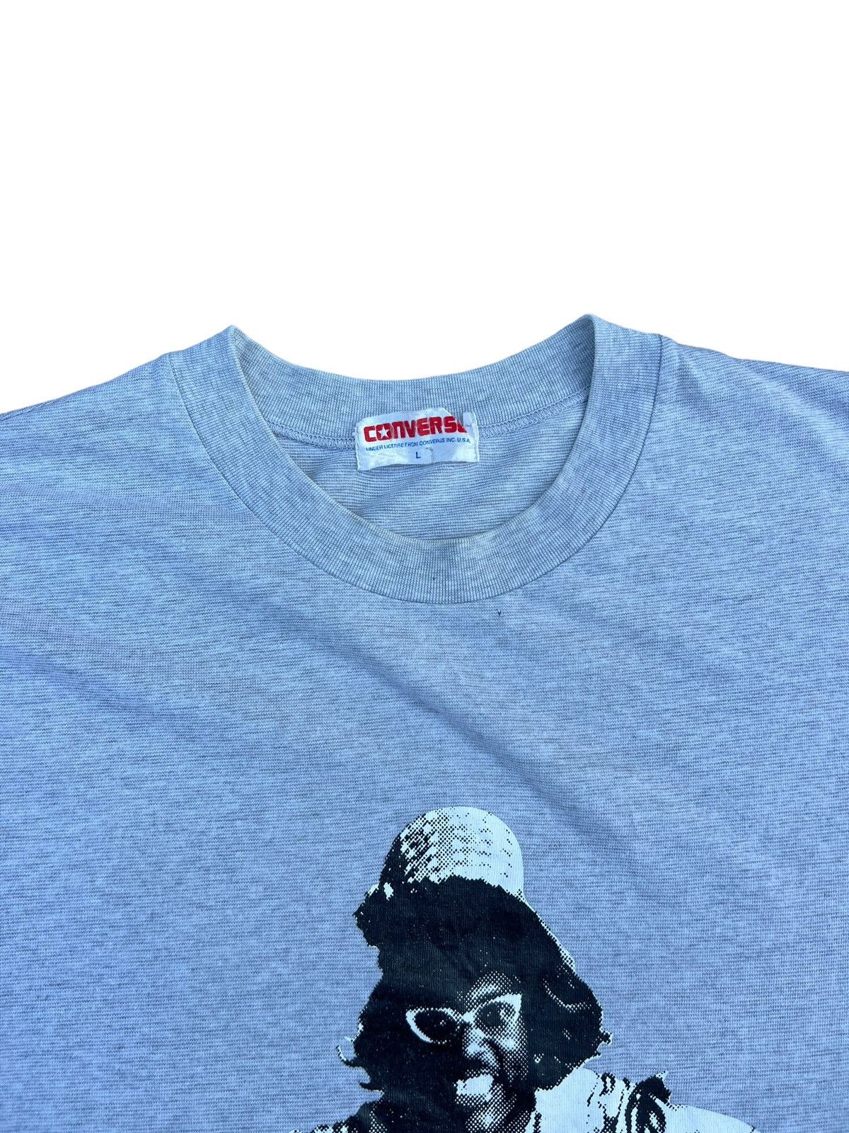 Converse × NBA × Vintage Vintage 90s Converse Basketball Grand MAMA’S Striped tee Size US L / EU 52-54 / 3 - 3 Thumbnail