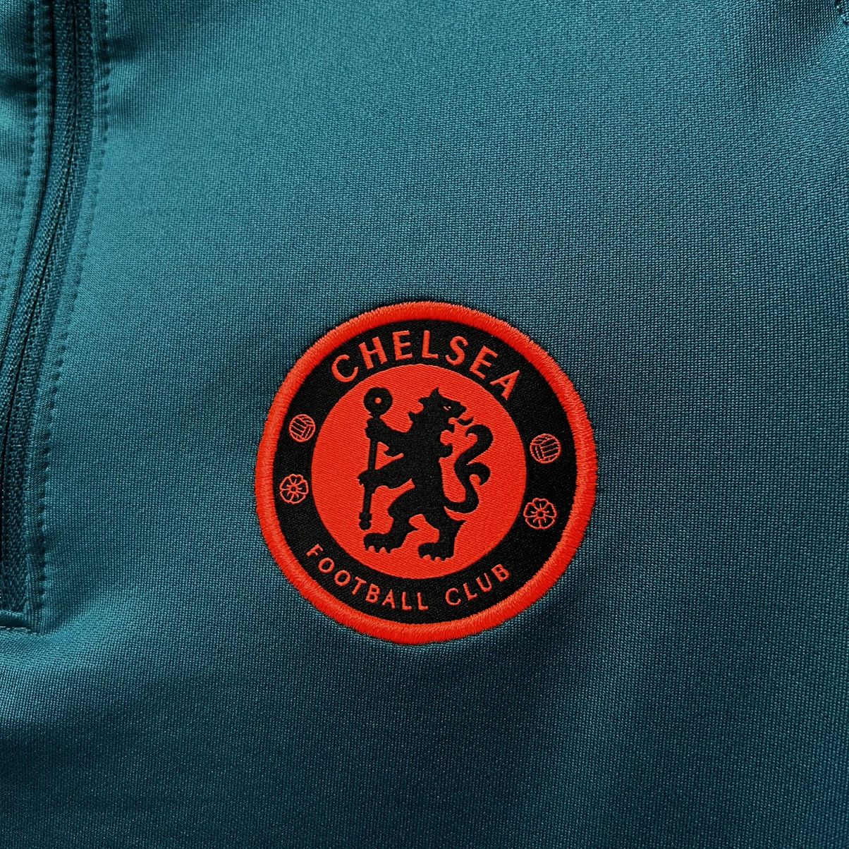 Chelsea Soccer × Nike Nike F.C Chelsea Pre Match 1/4 Zip Top 2021/22 long sleeve Size US XS / EU 42 / 0 - 3 Thumbnail