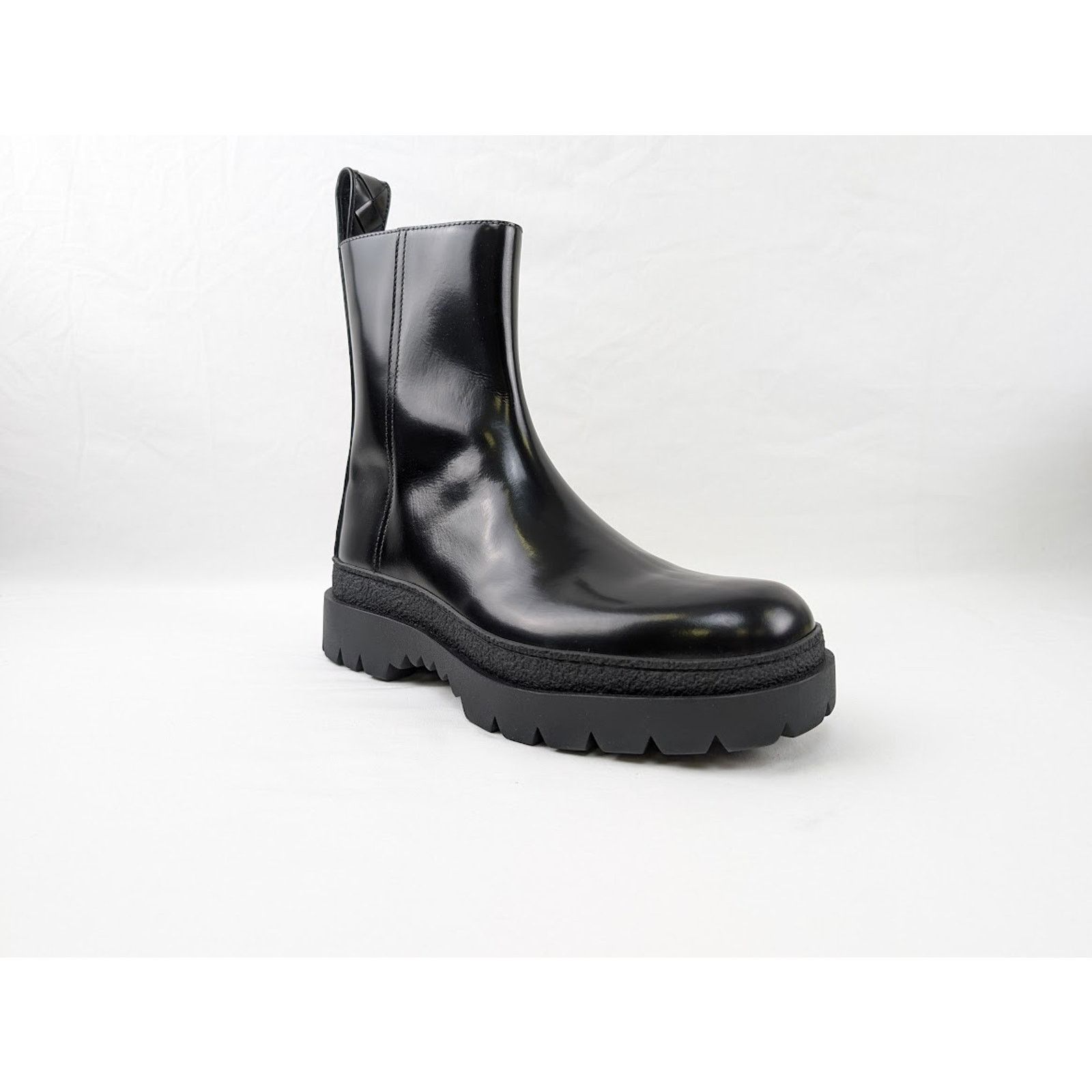 Bottega Veneta o1rshd1 Texas Calf Highway Ankle Boot in Black Size US 10 / EU 43 - 2 Thumbnail