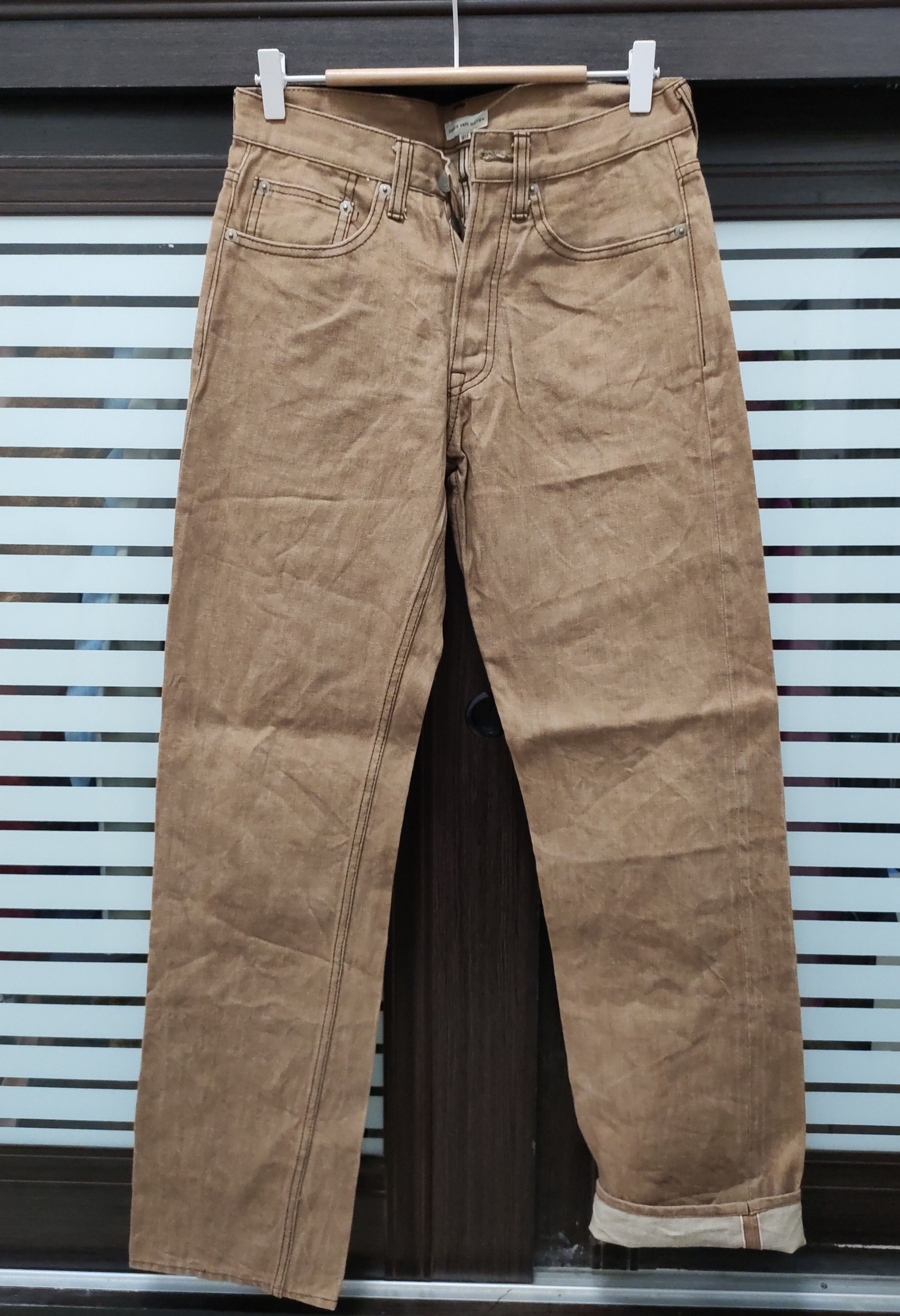 Dries Van Noten 💥90's Dries Van Noten Selvedge Denim💥 Size US 29 - 3 Thumbnail