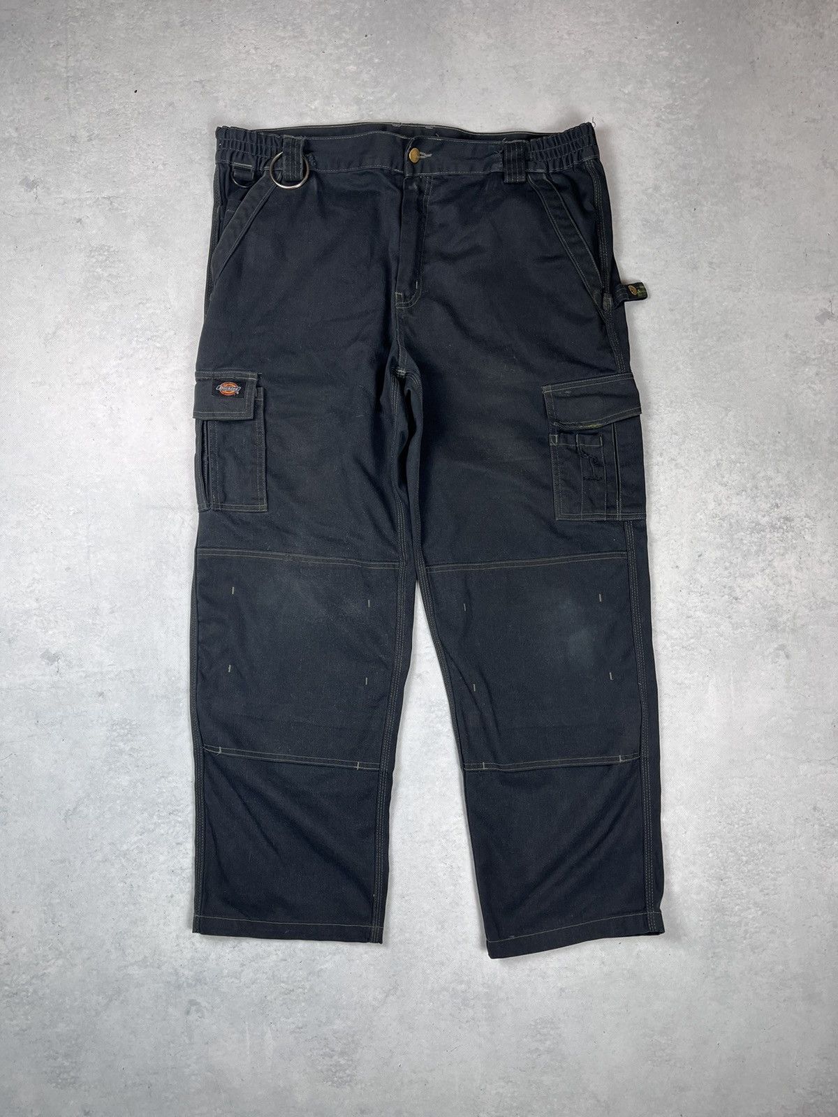 Dickies × Vintage Y2K DICKIES VINTAGE FADED DOUBLE KNEE CARPENTER CARGO PANTS Size US 40 / EU 56 - 1 Thumbnail