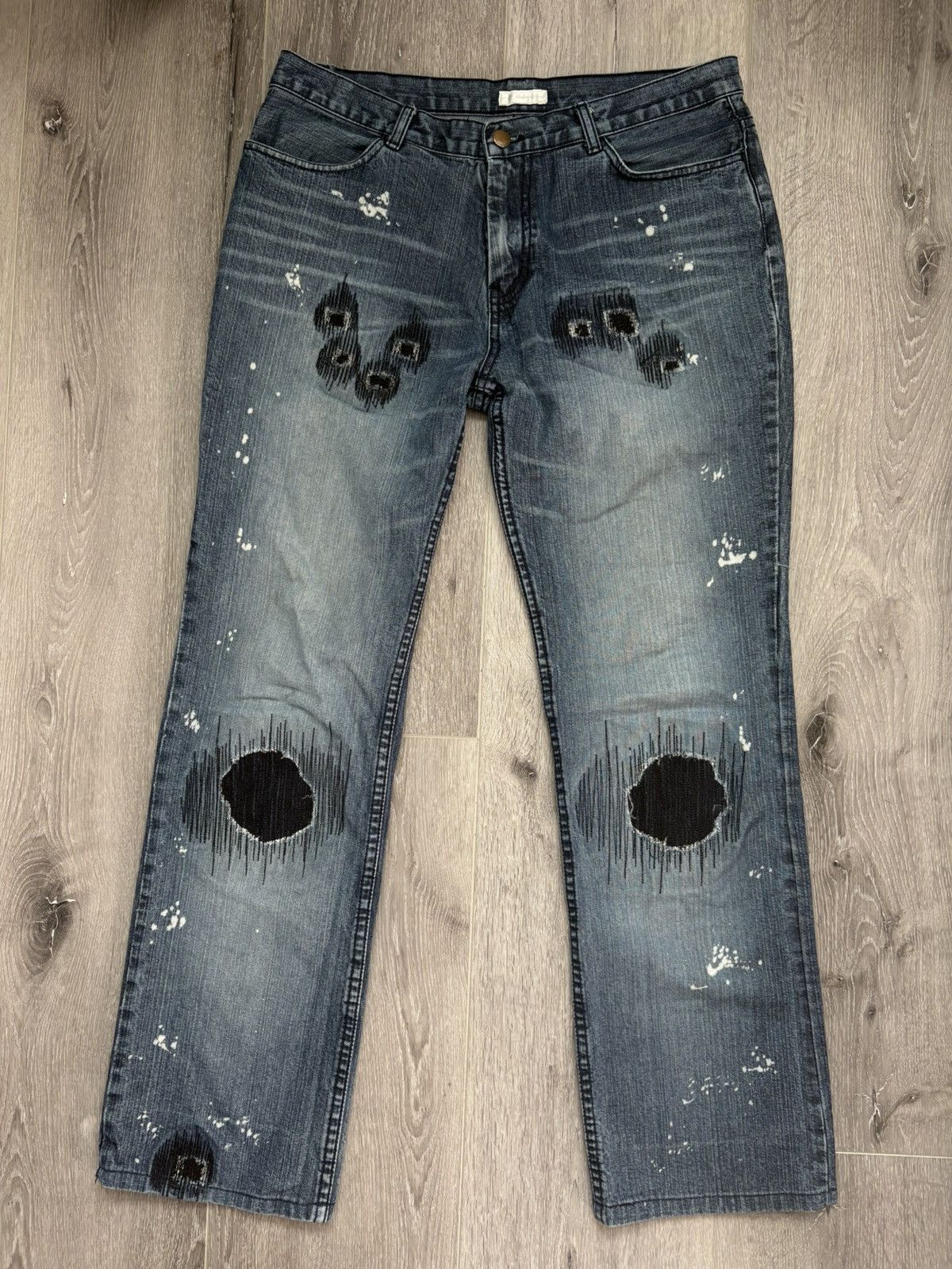Number (N)ine NUMBER (N)INE 2001 Standard Period Grunge Denim