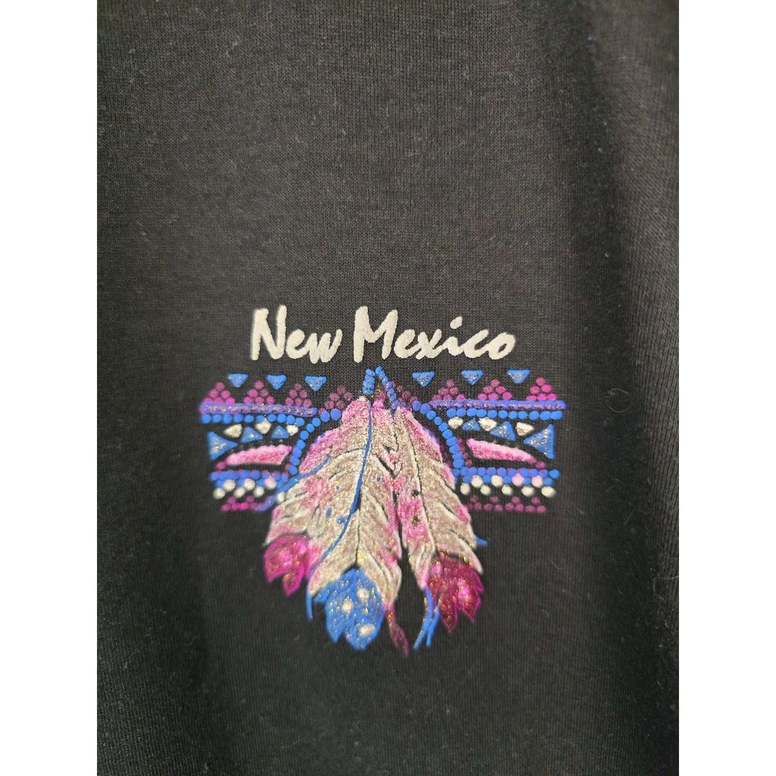 Jerzees × Vintage Vintage Test Shirt New Mexico Vermont Winter L Black Tee Size US L / EU 52-54 / 3 - 4 Thumbnail
