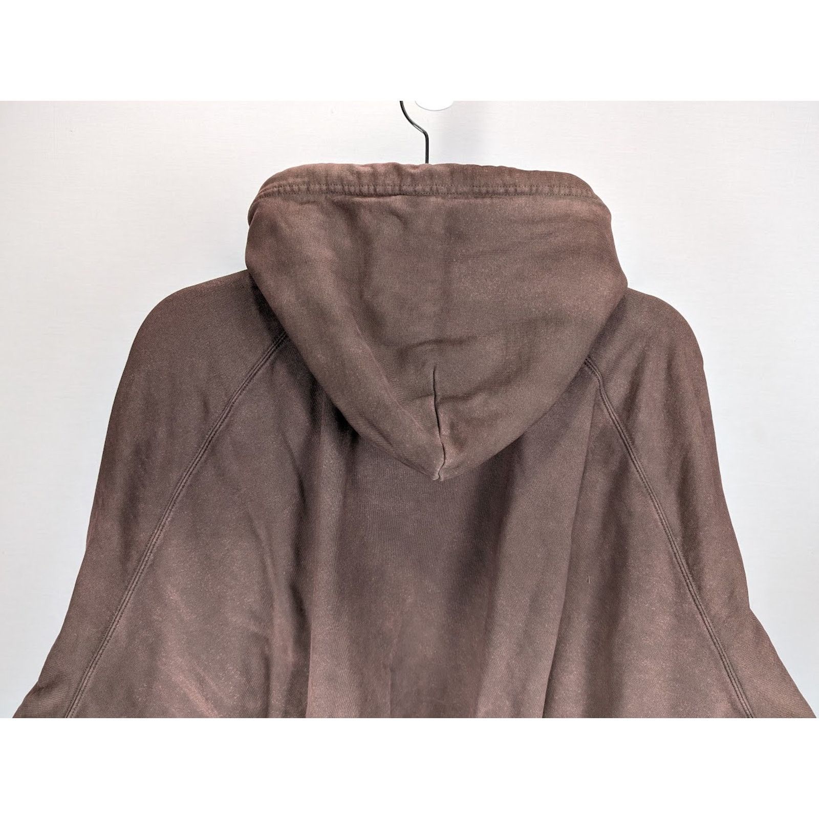 Balenciaga o1rshd1 Oversize Hoodie in Brown Size US S / EU 44-46 / 1 - 13 Thumbnail