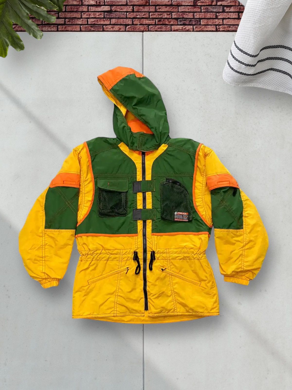 Vintage Vintage 90s Fablice Ski Snowboard Cargo Jacket Size US M / EU 48-50 / 2 - 1 Thumbnail