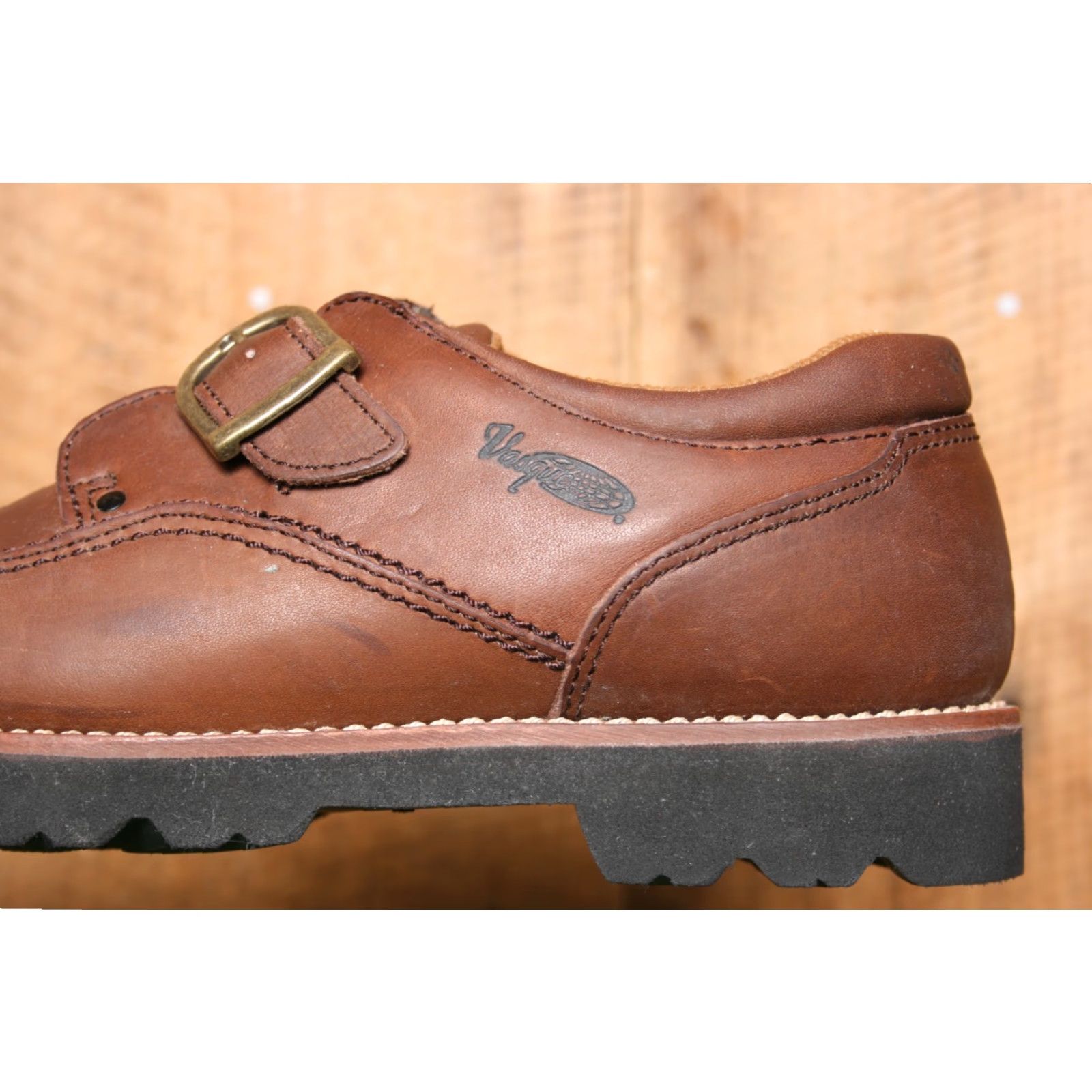 Vasque Vasque Sonoma Brown Leather Monk Buckle Strap Low Boot Oxfords Women's Sz. 9 Size US 9 / IT 39 - 7 Thumbnail