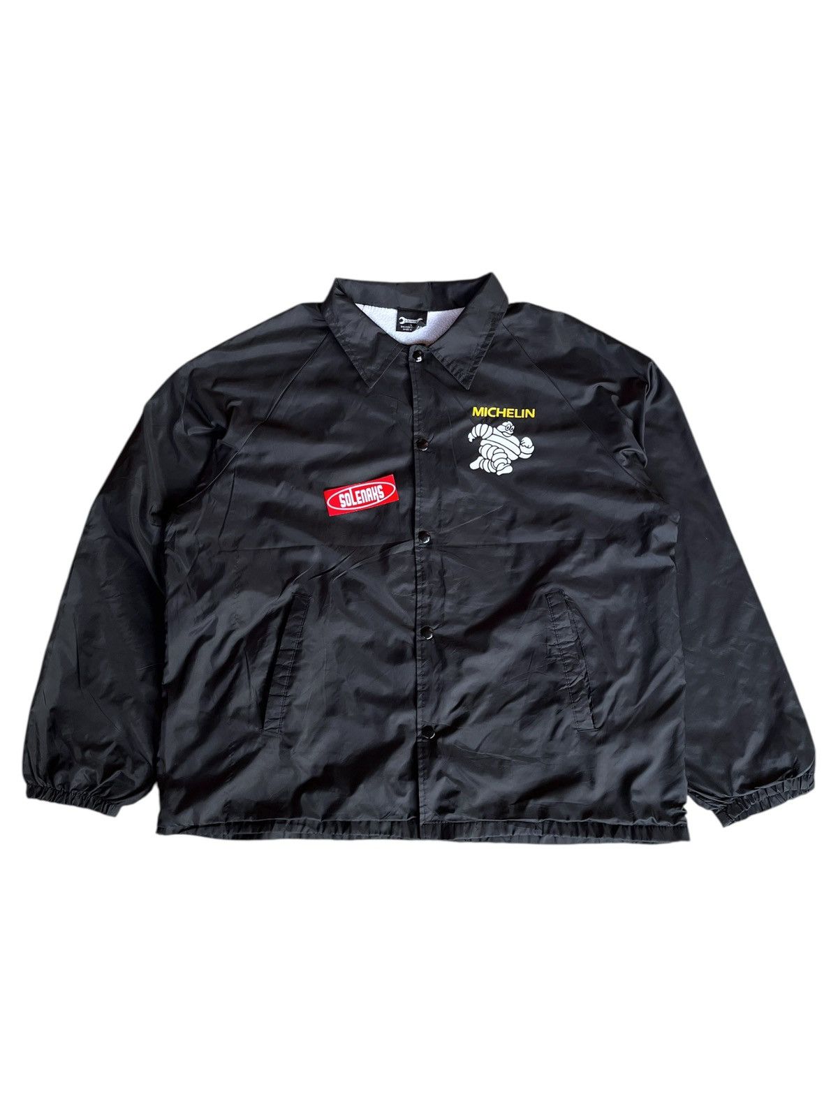 NASCAR Vintage michelin 90s salvage USA jacket Size US L / EU 52-54 / 3 - 1 Thumbnail